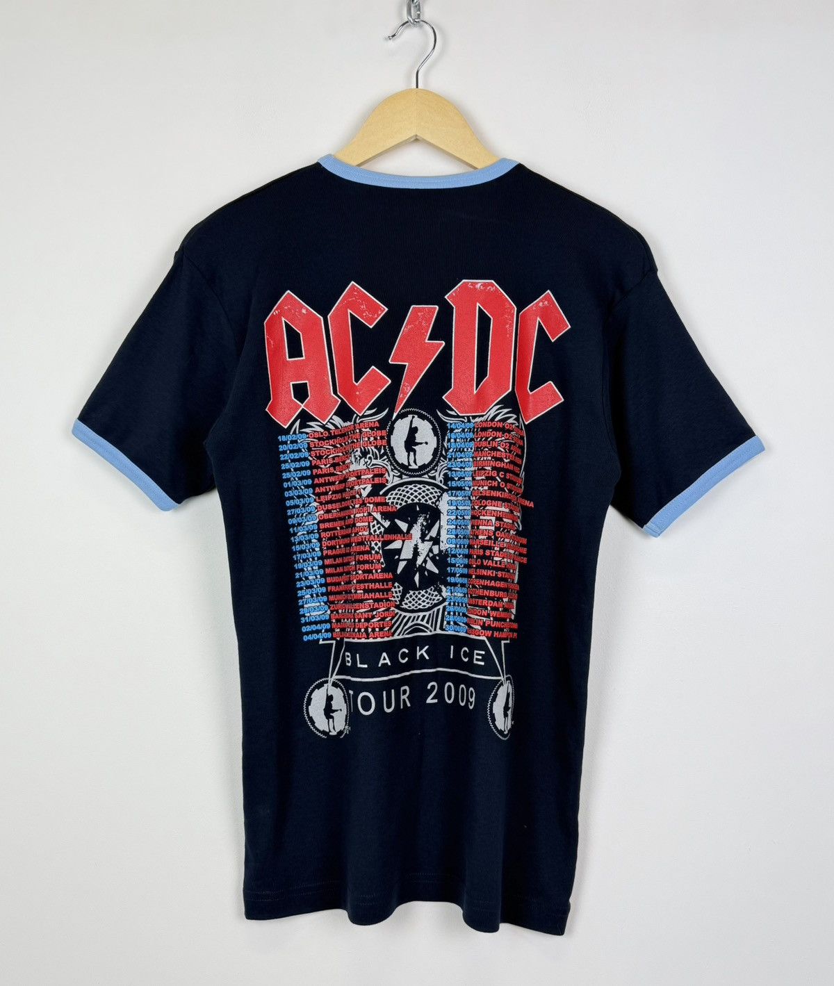 AC/DC AC/DC Black Ice 2009 Tour T-Shirt Merch Rock Band Promo B&C Size US L / EU 52-54 / 3 - 5 Thumbnail