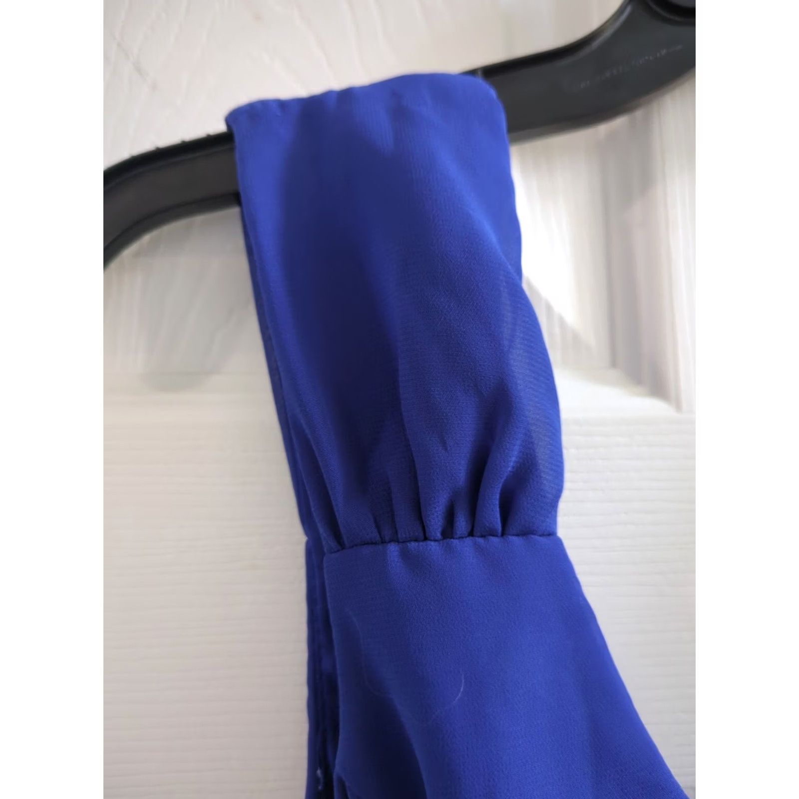 Vintage VINTAGE Connected Apparel Blue Sleeveless Chiffon Dress Sz 6 Womens Size M / US 6-8 / IT 42-44 - 3 Thumbnail
