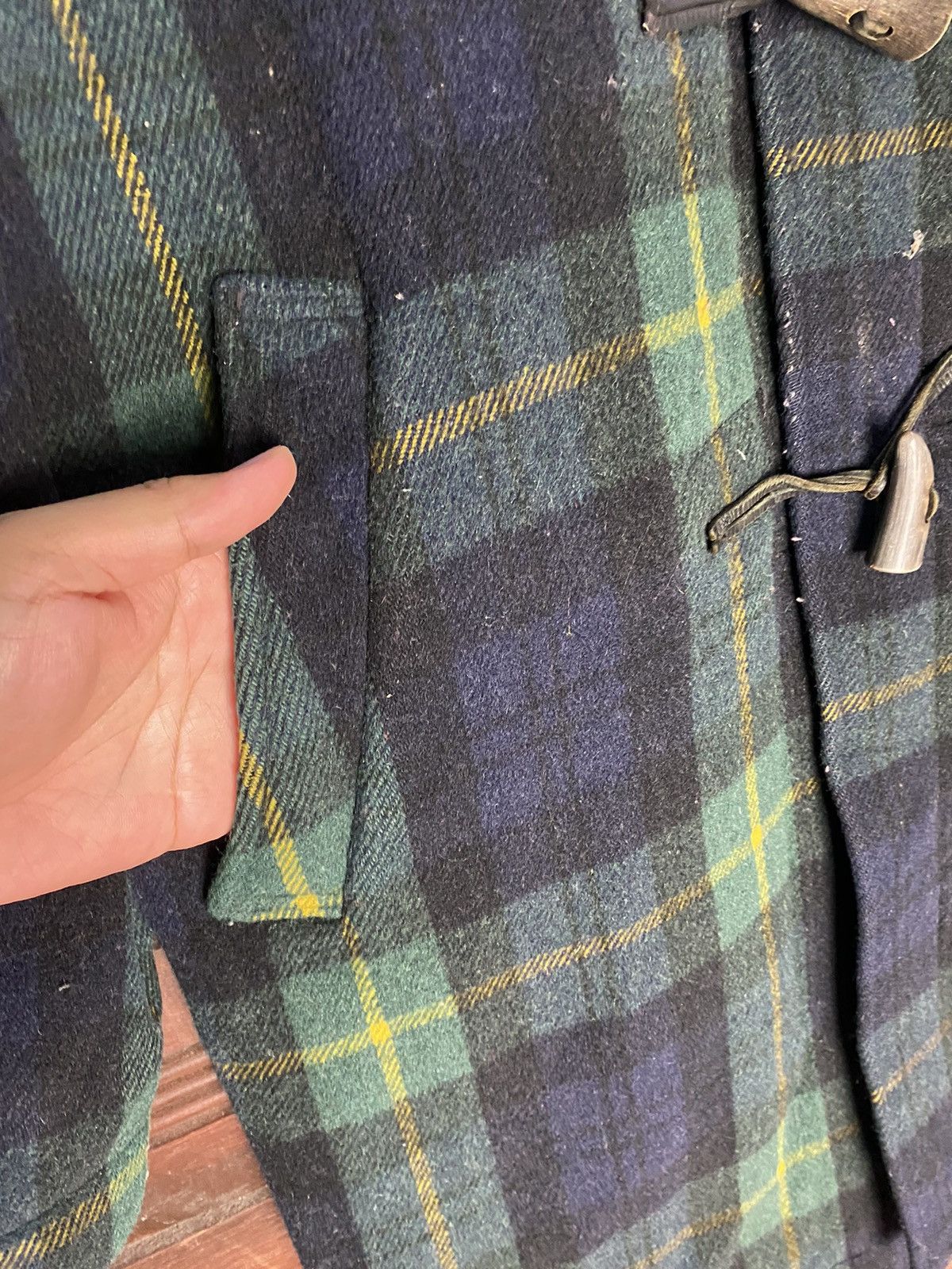 Vintage Gloverall Duffle Plaid Wool Jacket