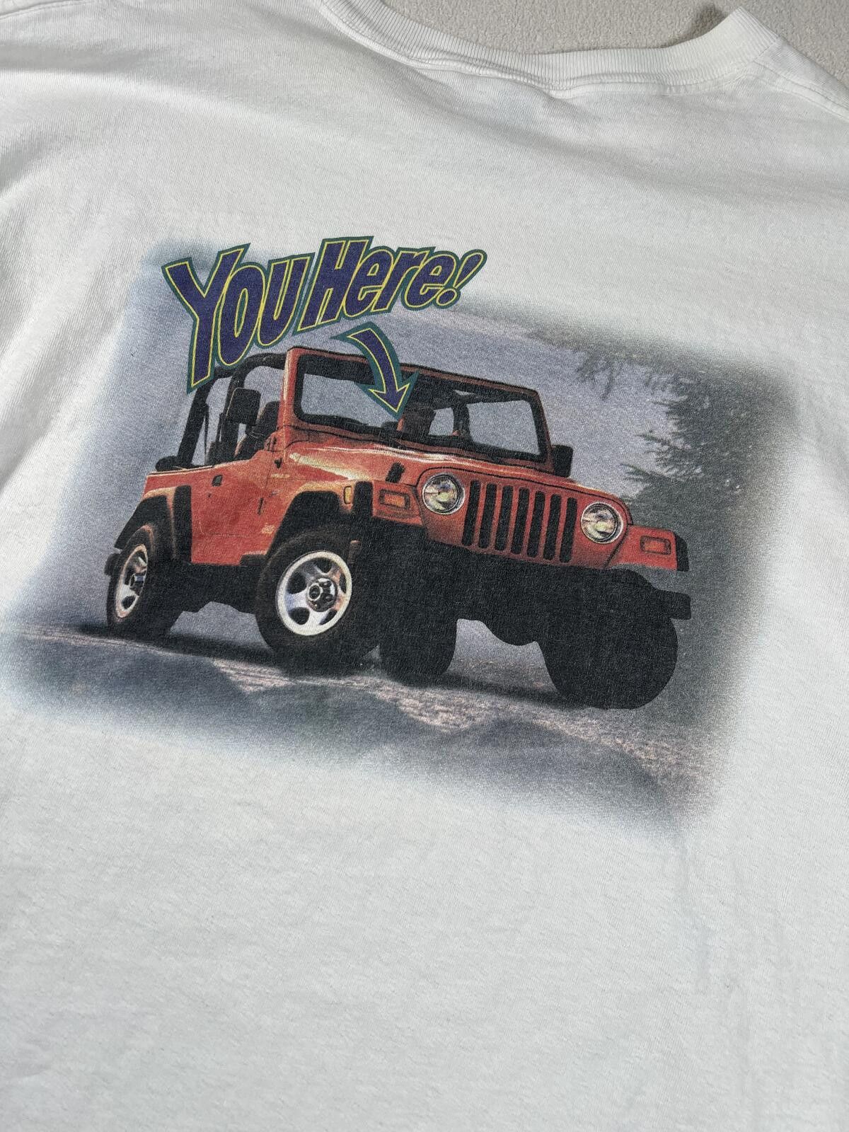 Jeep Vintage 90s Jeep Wrangler Promo Oversized Tee Size US XXL / EU 58 / 5 - 2 Thumbnail