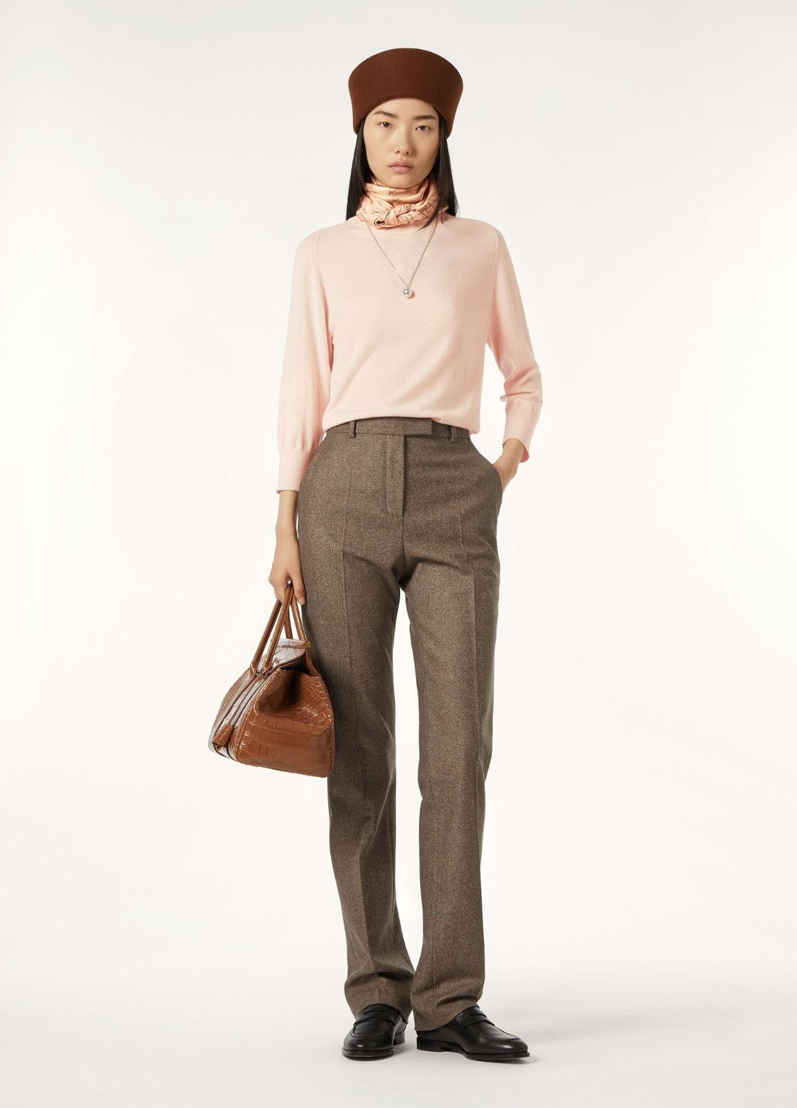 Loro Piana o1srvl11e0526 FAP2719 Davey Pant in Brown Size 25" / US 0 / IT 36 - 7 Thumbnail