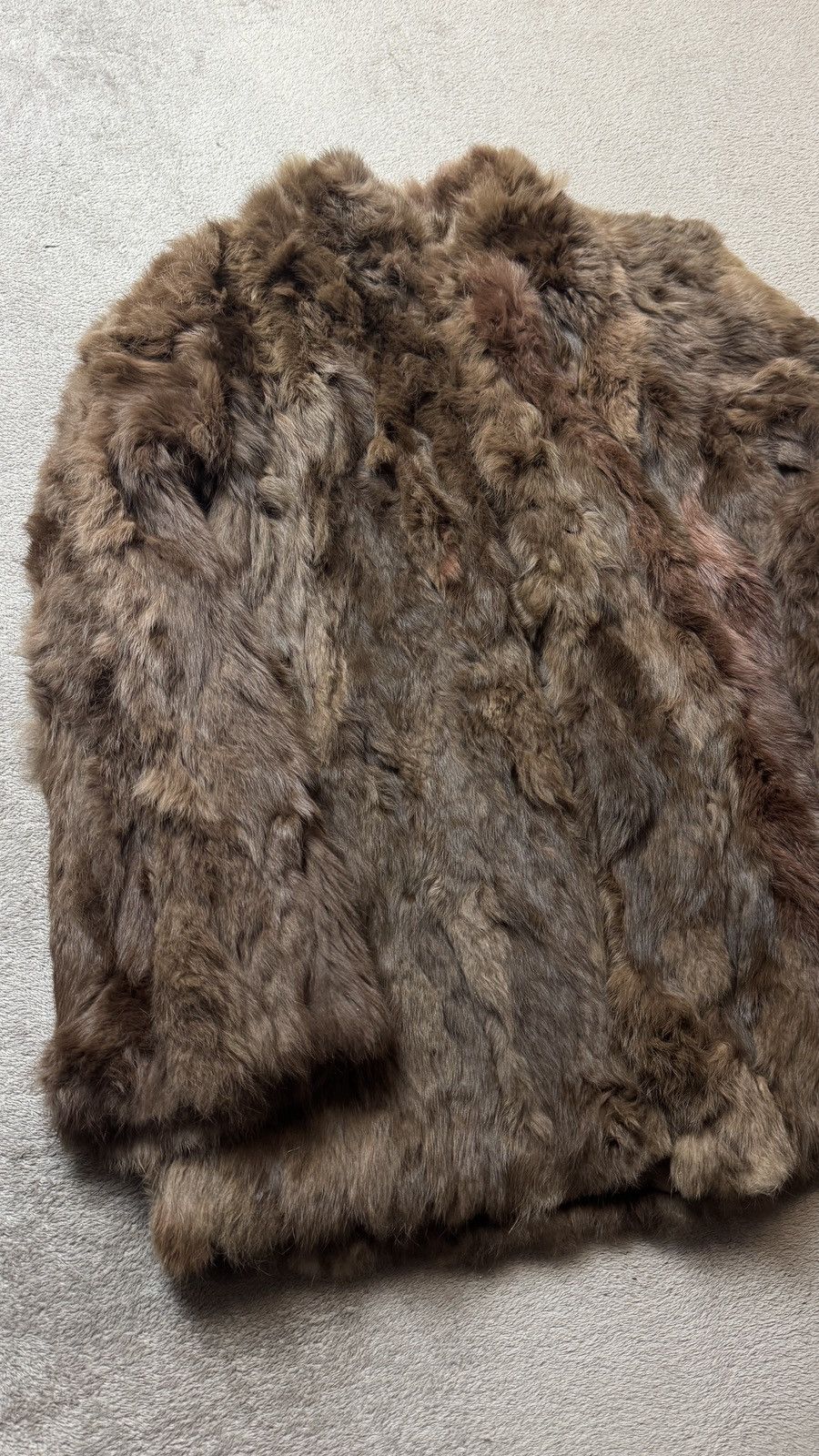 Vintage Y2K French Rabbit Fur Korean Coat ifsixwasnine LGB ysl Size S / US 4 / IT 40 - 2 Thumbnail