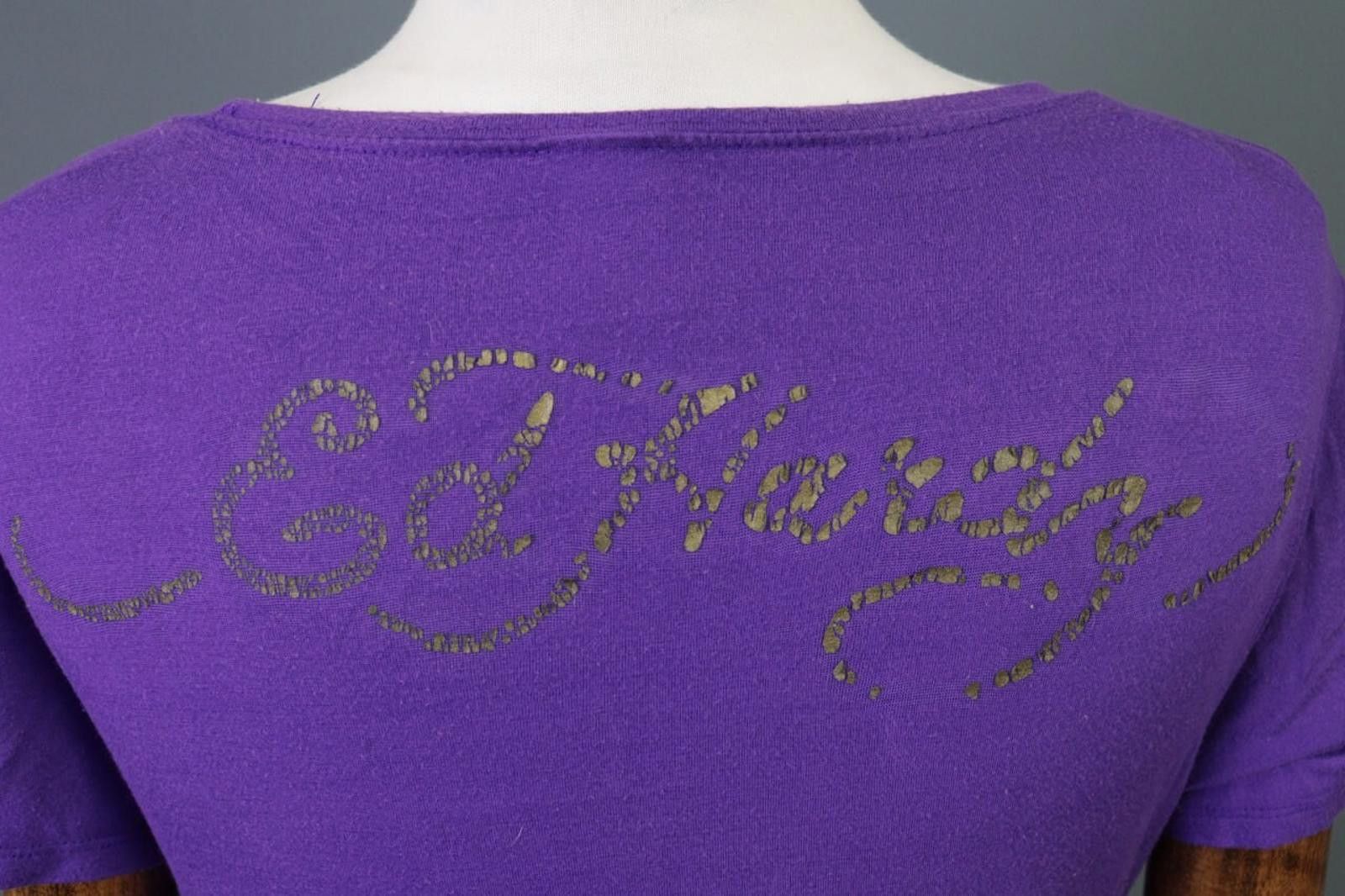 Ed Hardy Ed Hardy by Christian Audigier Fire Printed Tunic Shirt Size M / US 6-8 / IT 42-44 - 9 Thumbnail