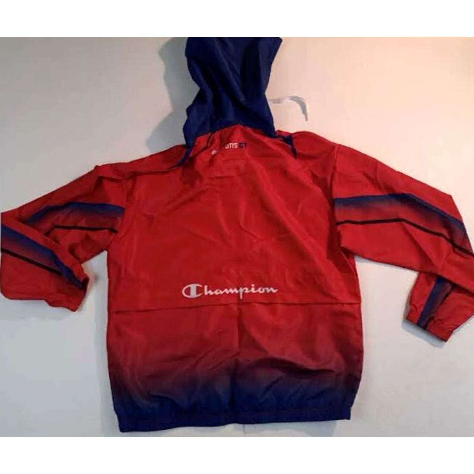 Champion Vintage Detroit Pistons Basketball 1/4 Zip Hooded Champion Jacket M Size US M / EU 48-50 / 2 - 4 Thumbnail