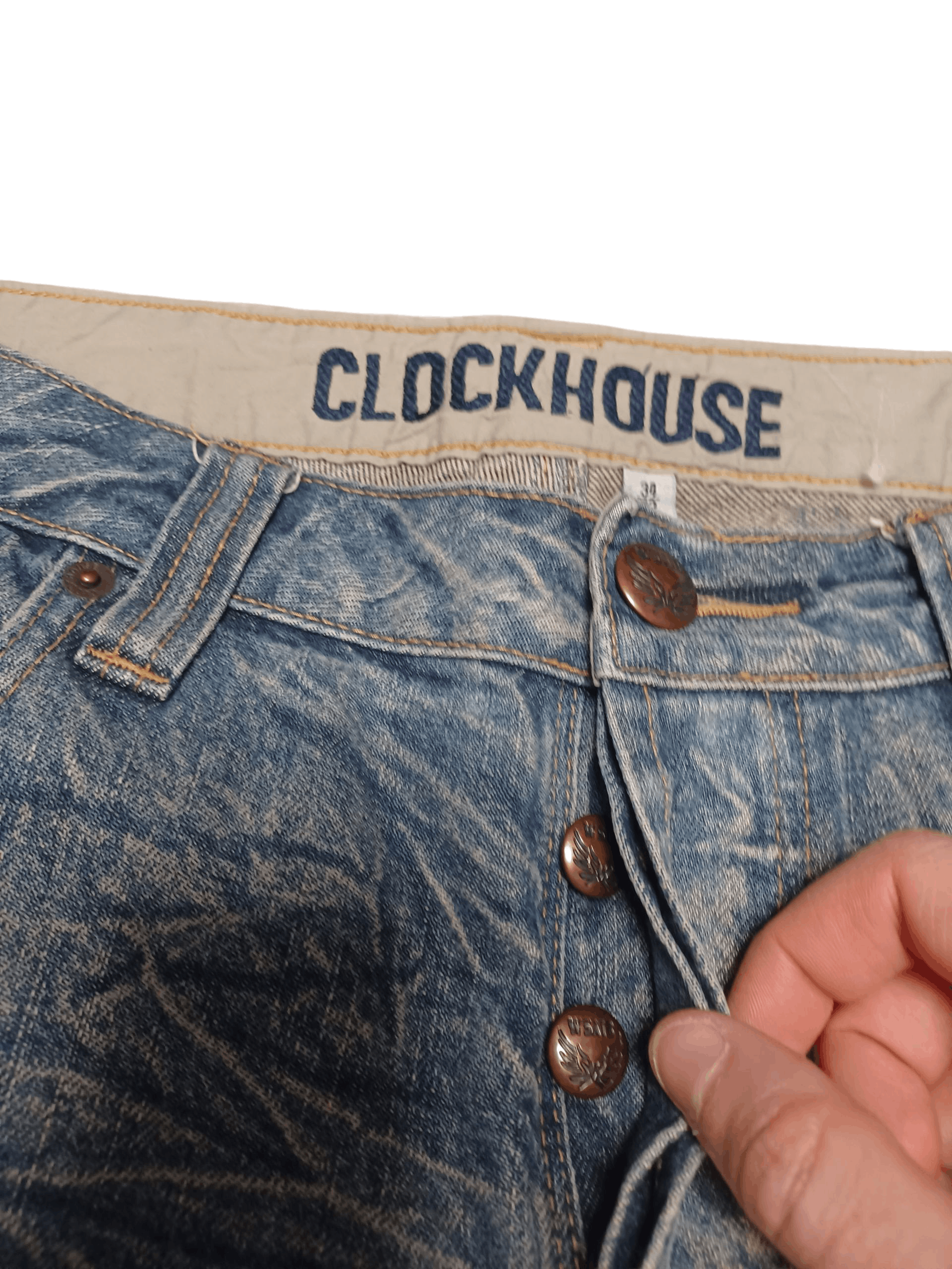 Japanese Brand FIRE AVANT GARDE JAPANESE STREETWEAR DESIGNER JEANS DENIM Size US 34 / EU 50 - 4 Thumbnail