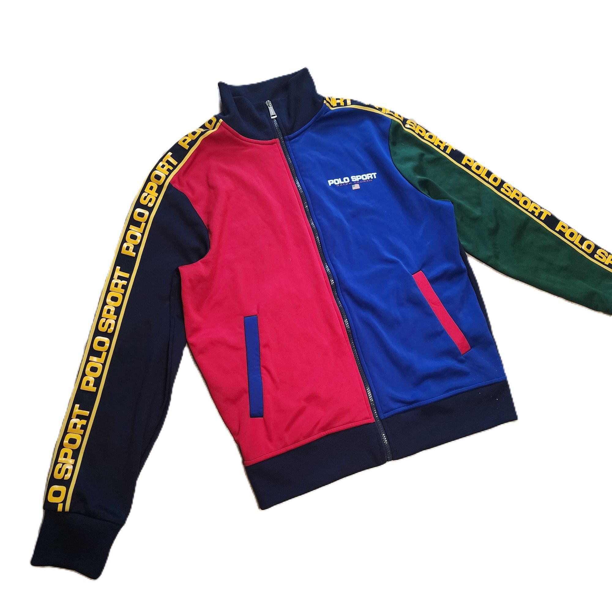 Polo Ralph Lauren Polo Sport Ralph Lauren Color block Track Jacket Size US M / EU 48-50 / 2 - 8 Thumbnail