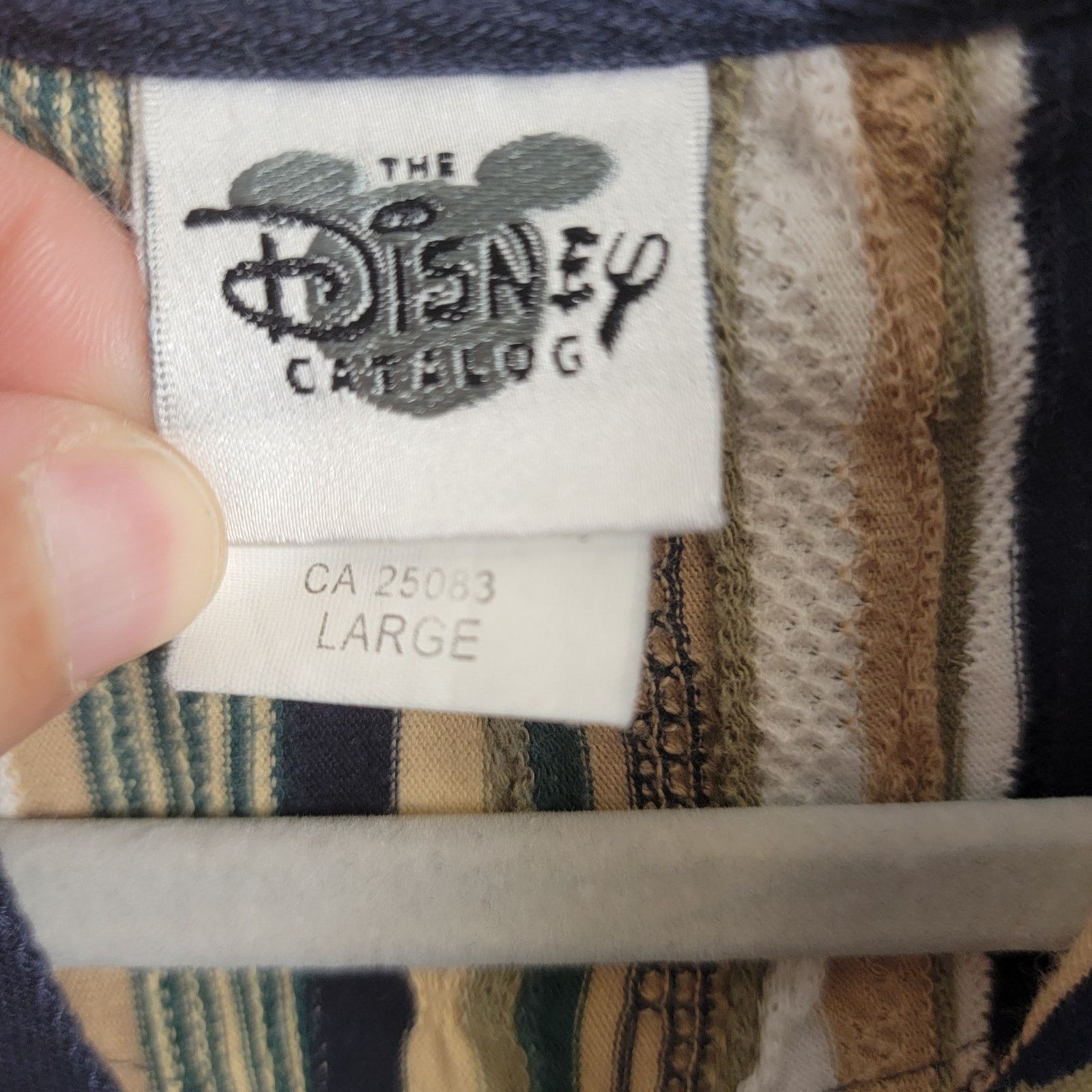 Disney Vintage Disney Mickey Mouse Golf Polo Shirt Mens Lg Striped Size US L / EU 52-54 / 3 - 6 Thumbnail