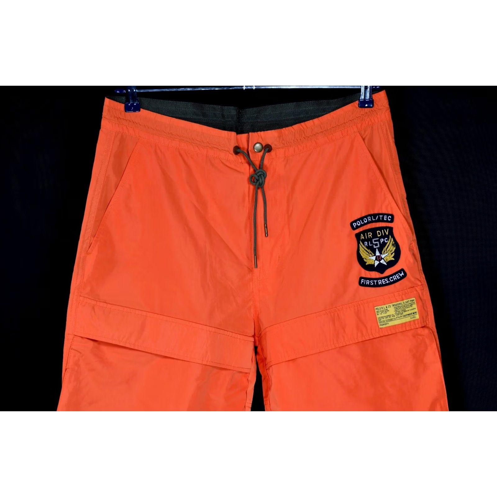 Polo Ralph Lauren Polo Ralph Lauren Flight Cargo Pants Orange M Men Casual Nylon Polyester Front Rise Cargo Pocket Inseam 27.56in (70cm) 40.55in Length Size US M / EU 48-50 / 2 - 3 Thumbnail