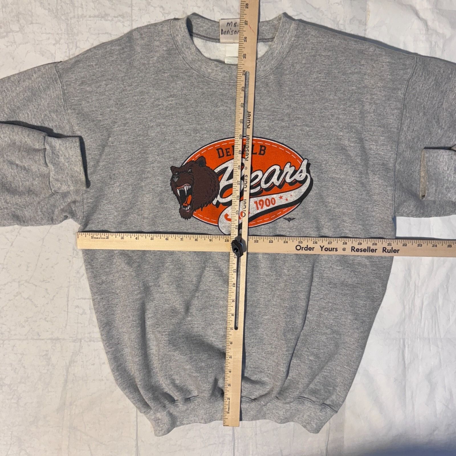 Hanes Vintage 90s DeKalb Bears High School Football Hanes PrintPro Size US M / EU 48-50 / 2 - 4 Thumbnail