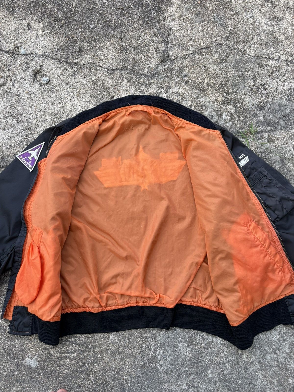 Vintage Vintage Top Gun Ma-1 Intermediate Bomber Jacket Rever Size US XL / EU 56 / 4 - 10 Thumbnail