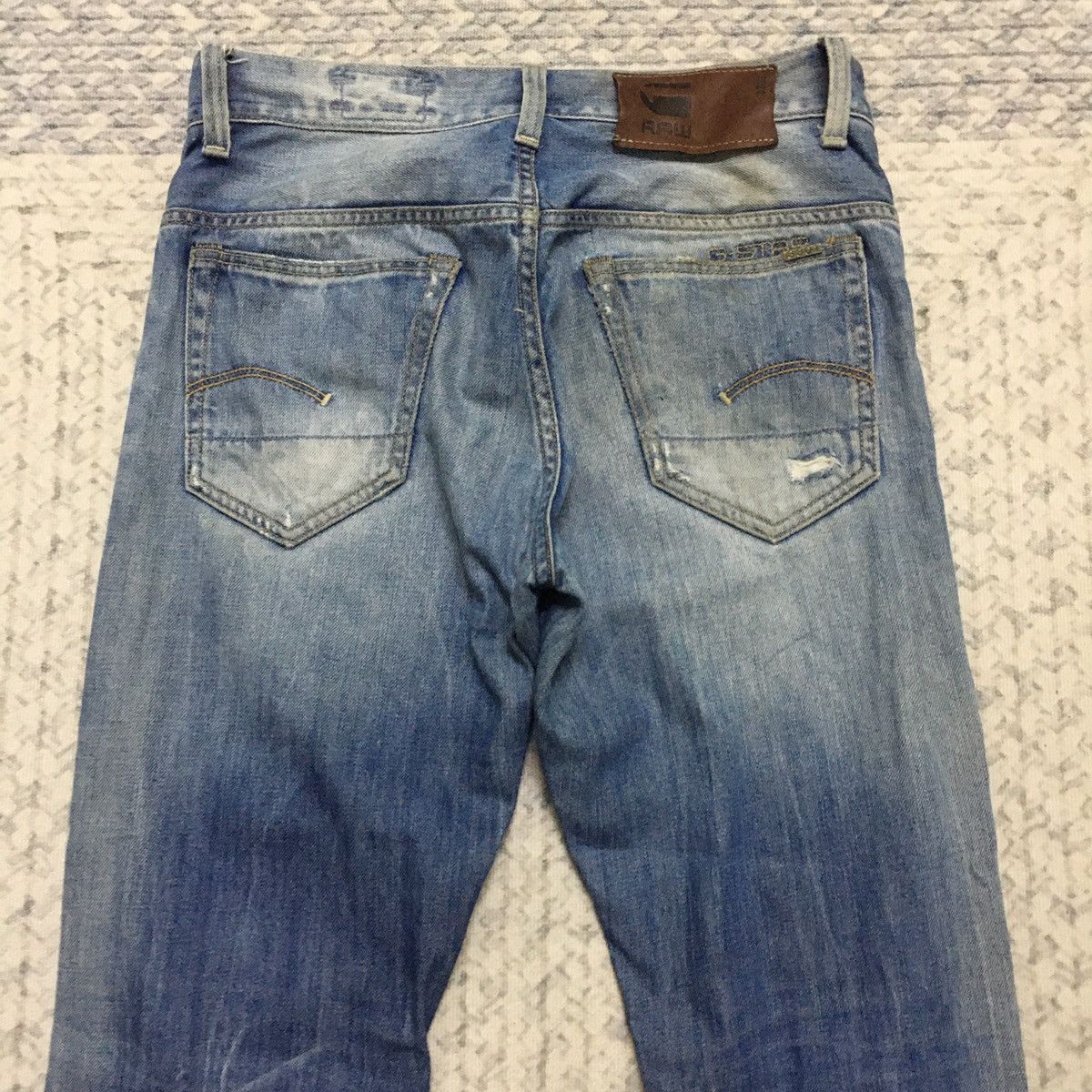 G-Star Distressed 3301 Raw Denim By G-Star Size US 29 - 7 Thumbnail
