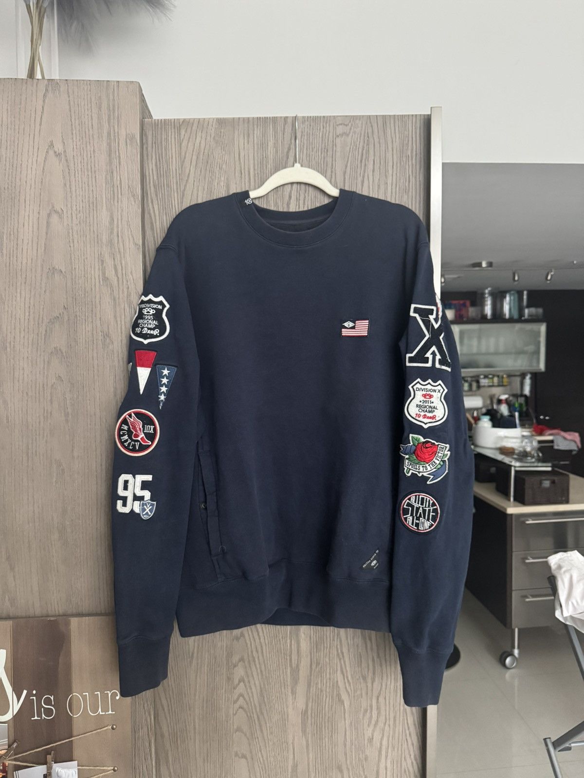 10 Deep Streetwear Vintage 10 Deep Patches Crewneck Sweatshirt Grailed