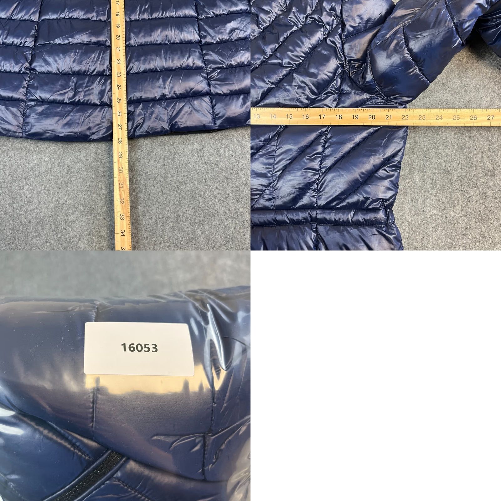 Michael Kors Michael Kors Womens Packable Puffer Jacket UK 16 Shiny Blue Hooded Designer Size XXL / US 16-18 / IT 52-54 - 9 Thumbnail