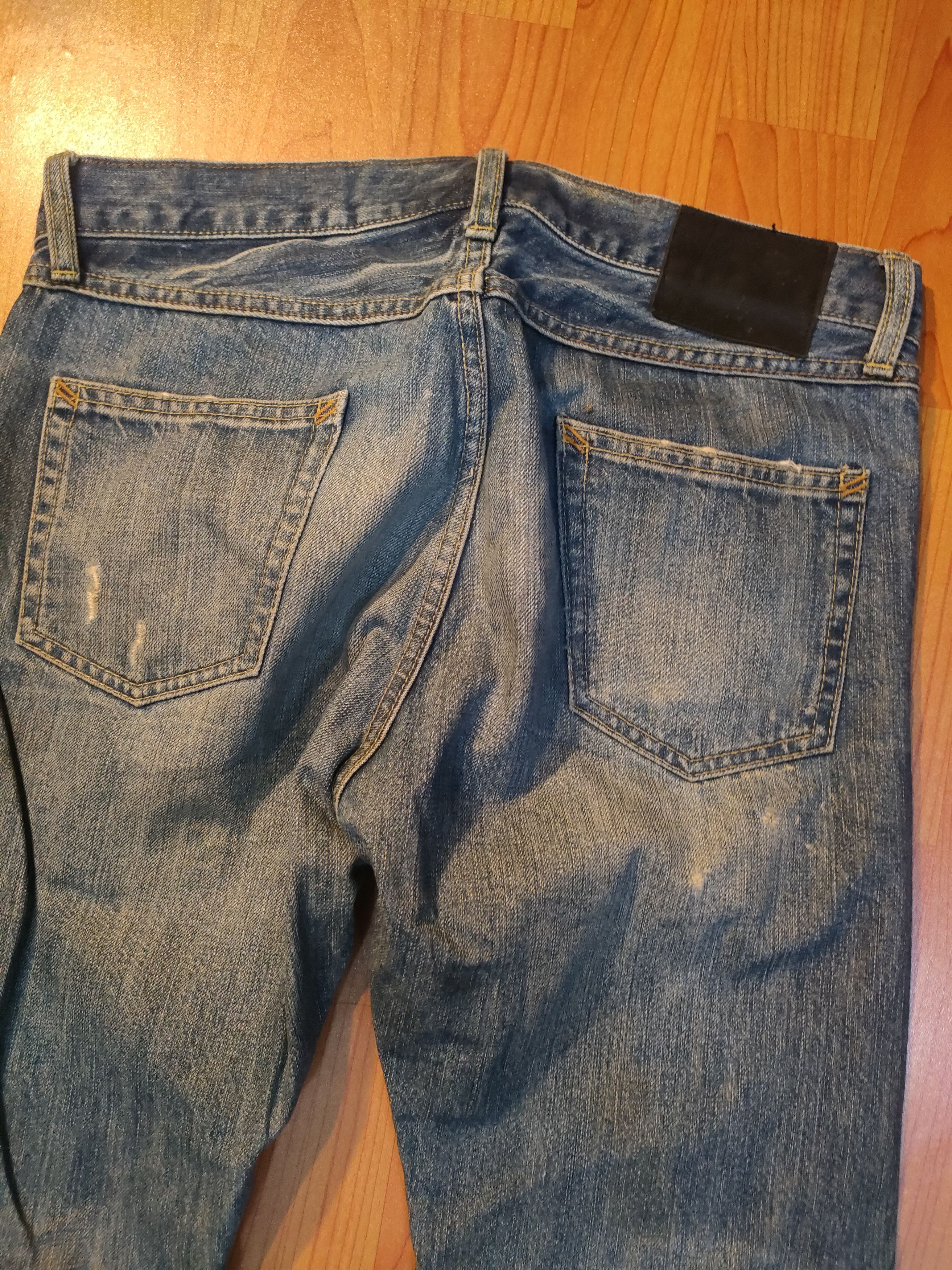 Japanese Brand Genuine Of The Stooge Distressed Jeans Size US 32 / EU 48 - 2 Thumbnail