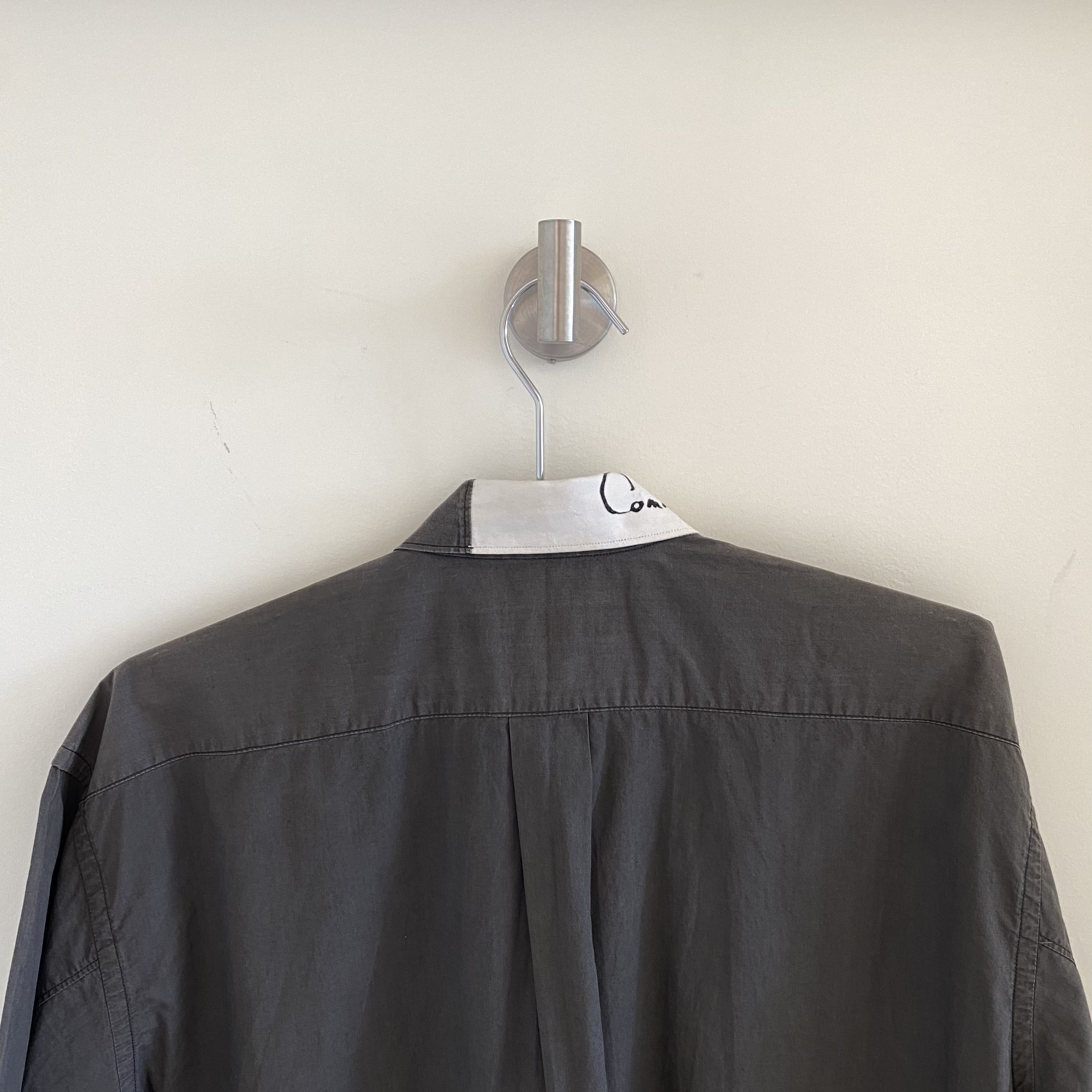 Comme des Garcons Comme des Garcons 1989 Collar Logo Shirt Size US L / EU 52-54 / 3 - 7 Thumbnail