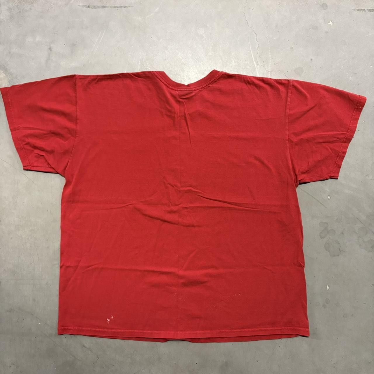 Nike Crazy Vintage Y2K/2000s Nike Orlando Center Swoosh Red Vintage Tee Shirt! Size US XL / EU 56 / 4 - 3 Thumbnail