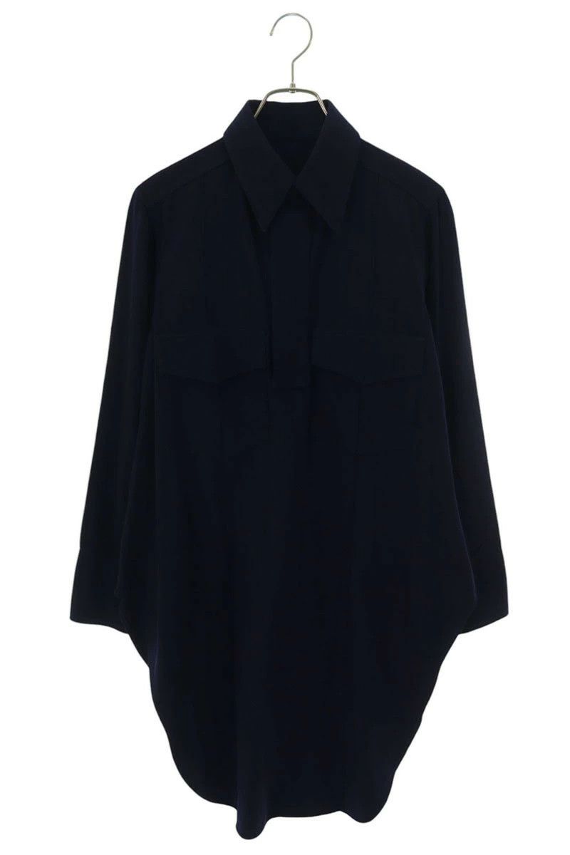 Yohji Yamamoto Yohji Yamamoto Pullover Military Long Sleeve Shirt Size US S / EU 44-46 / 1 - 1 Thumbnail