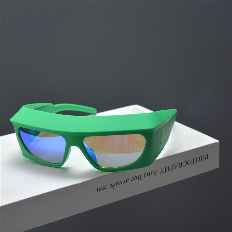 Electric Visual Hip-hop Street ins style custom avant-garde sunglasses Size ONE SIZE - 3 Thumbnail