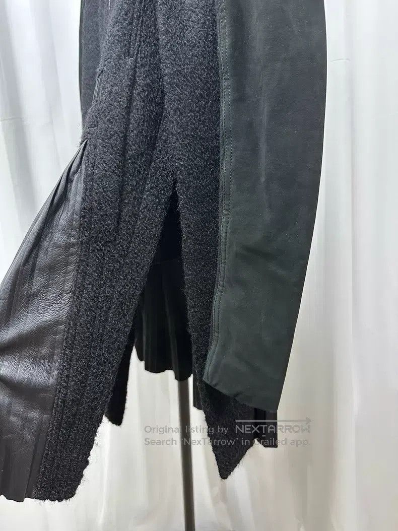 Rick Owens Rick Owens Cashmere-paneled lambskin long jacket Size US XXS / EU 40 - 5 Thumbnail