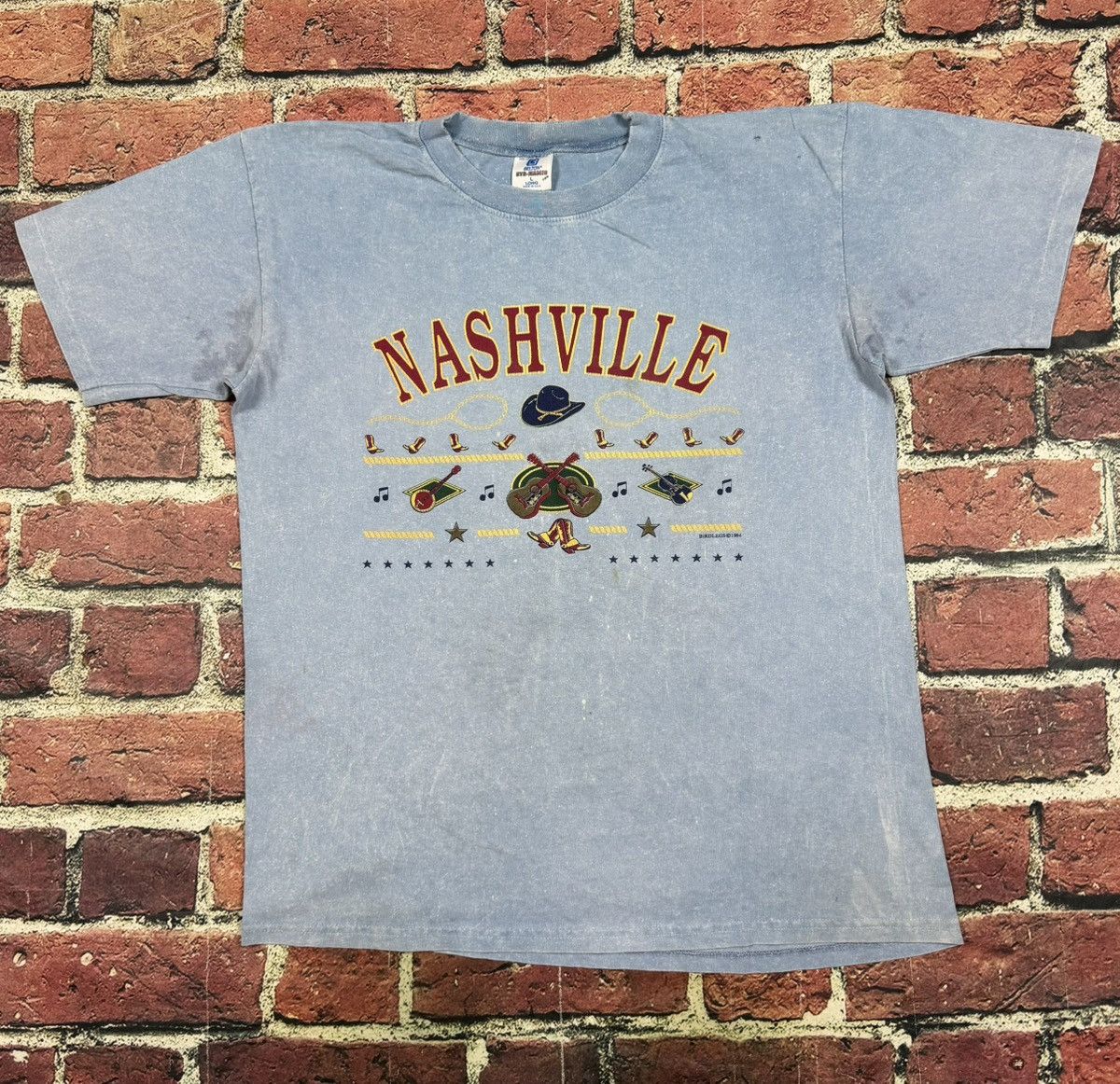 Other Vintage 90s Nashville Music City Tee Single Stitch Belton Size US L / EU 52-54 / 3 - 1 Thumbnail