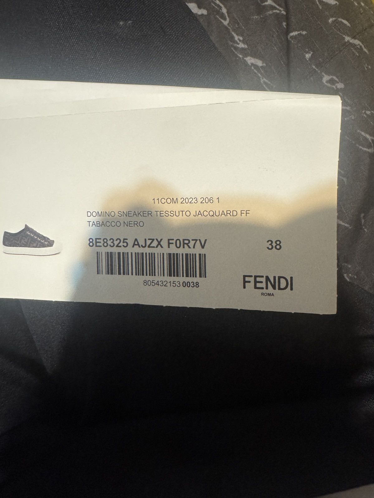 Fendi FF Logo Low-Top Sneakers Size US 8 / IT 38 - 3 Thumbnail
