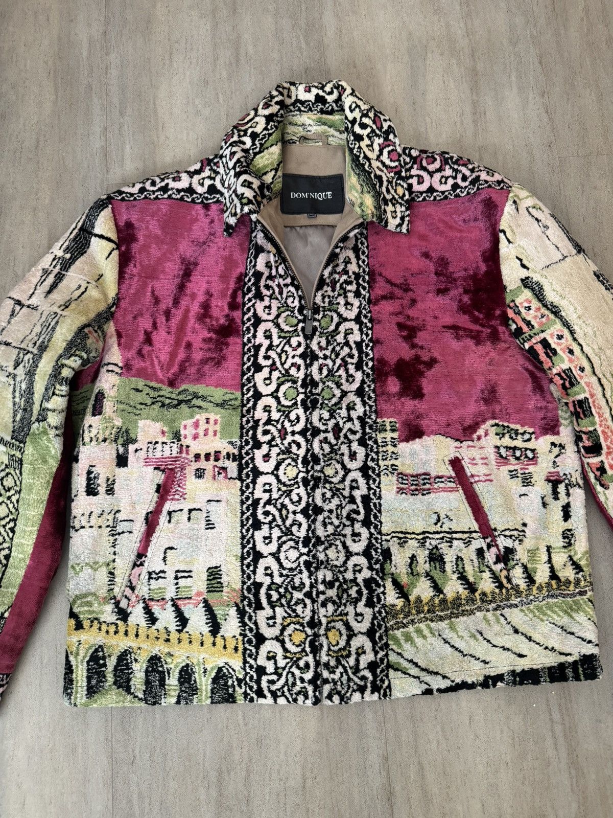 Other DOM’NIQUE “Velvet Skyline” Turkish Textile Work Jacket: Size US XL / EU 56 / 4 - 3 Thumbnail