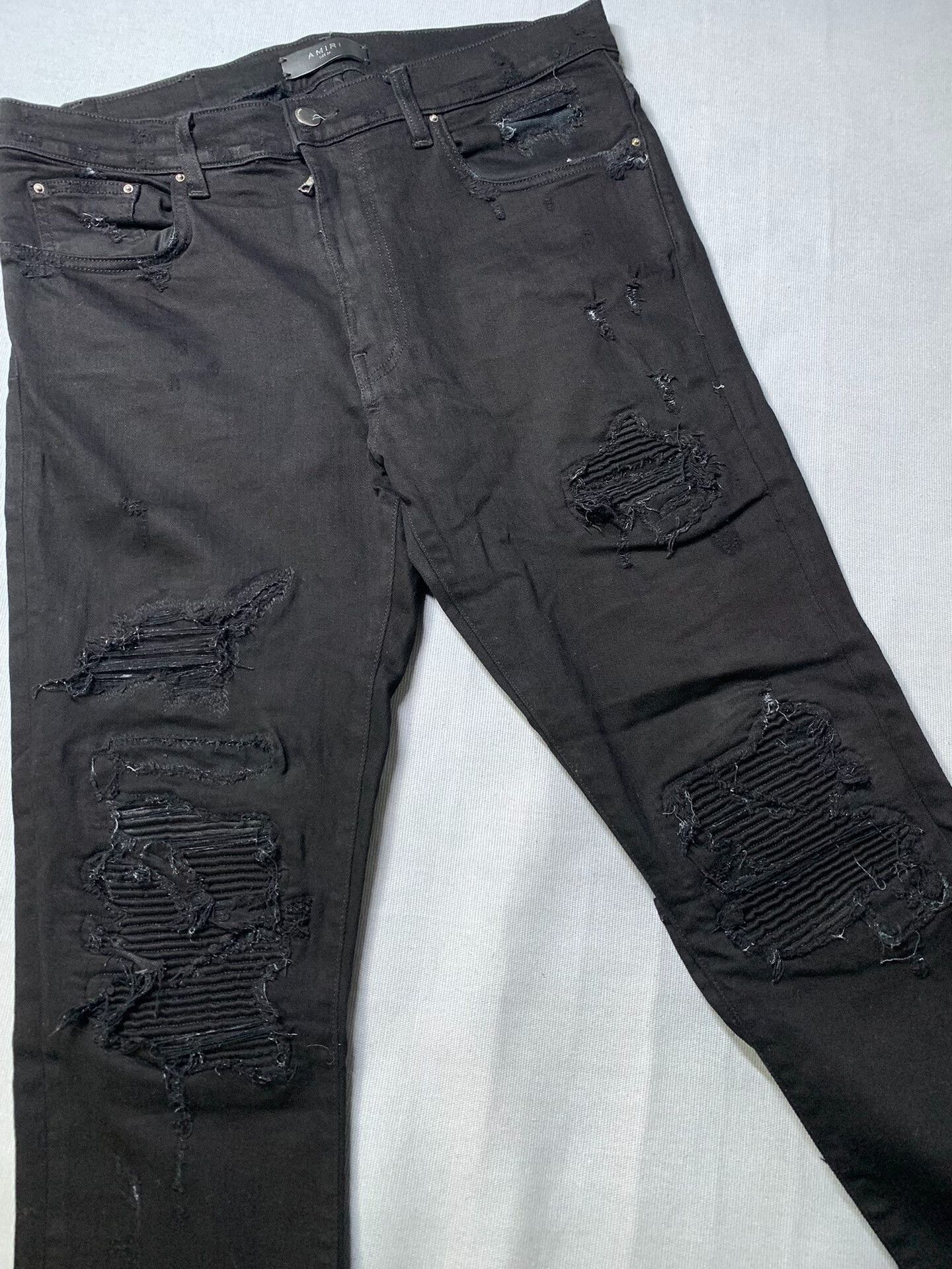Amiri AMIRI MX1 Patchwork Distressed Jeans Size US 34 / EU 50 - 1 Thumbnail
