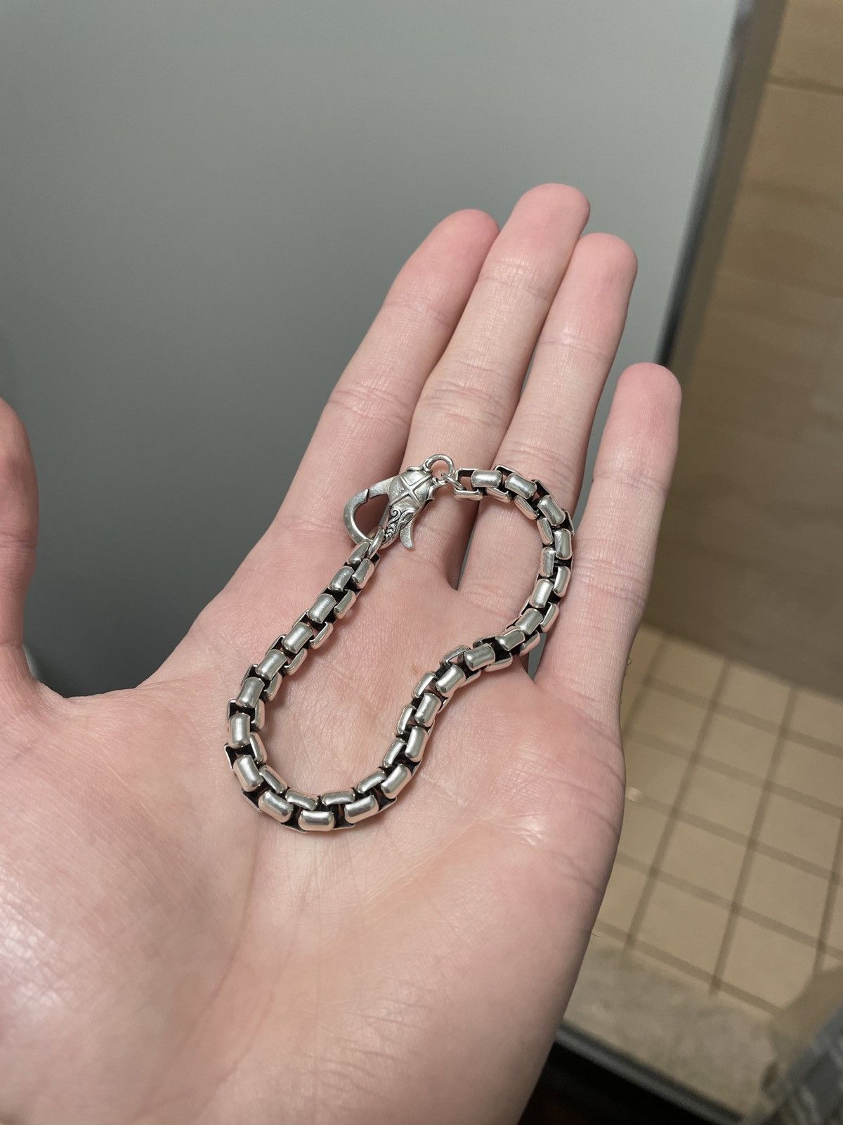 image of Designer C&c Sterling Silver Bracelet, Men's