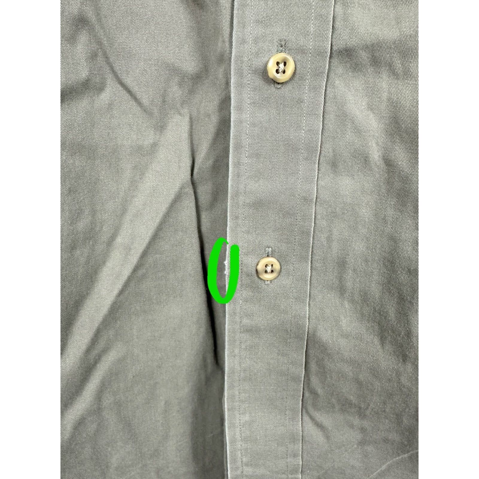 Roundtree & Yorke VINTAGE Roundtree & Yorke Shirt Men Large Beige Cotton Twill Button-Up Collared Long Sleeve Casual 90s Preppy Mens Size US L / EU 52-54 / 3 - 5 Thumbnail