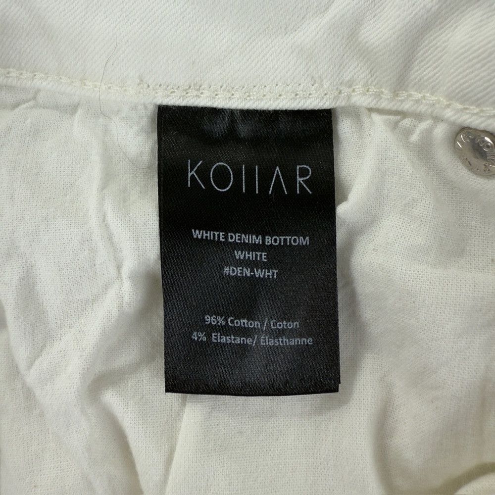 Kollar Clothing Kollar White Denim Bottom Whitr Jeans Men's Size 32 US Size 32" / US 10 / IT 46 - 9 Thumbnail