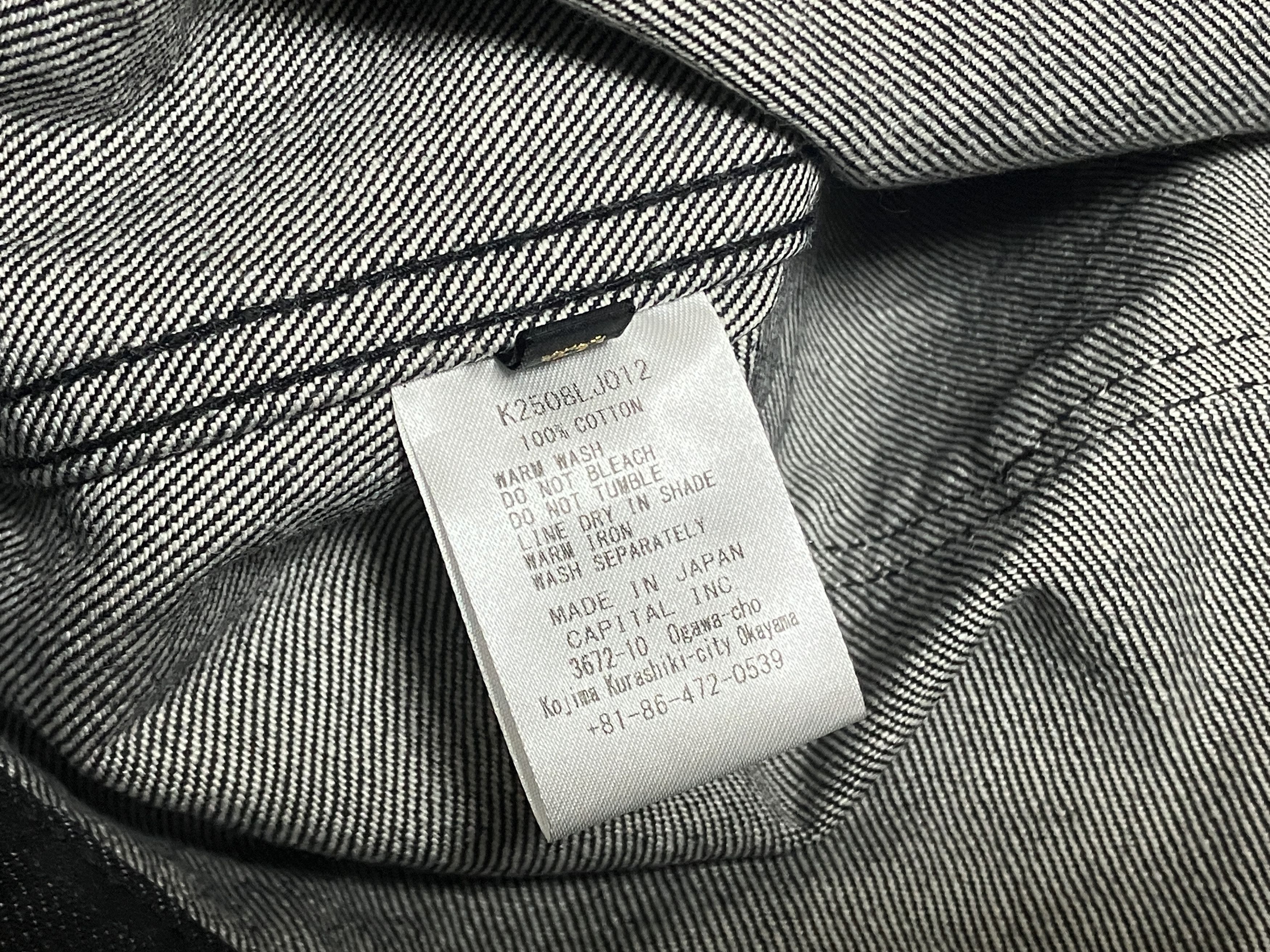 Kapital KAPITAL 14oz black denim 1ST JKT jacket brand new L Size US L / EU 52-54 / 3 - 7 Thumbnail