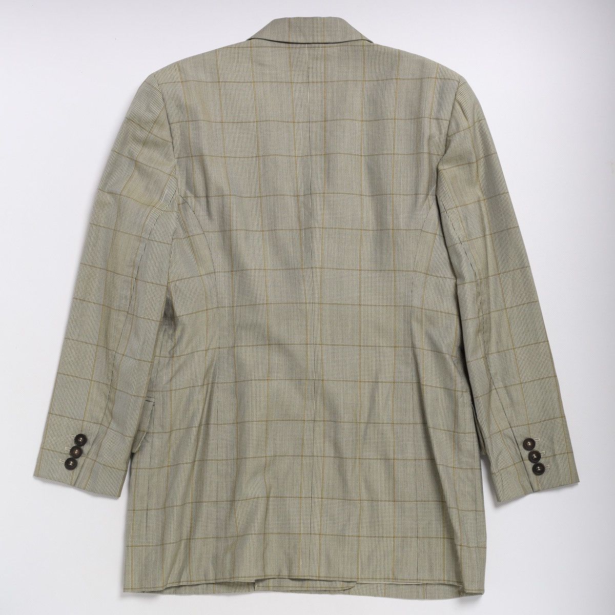Jil Sander Jil Sander + Vintage Blazer Double Breasted Jacket Plaid Size M / US 6-8 / IT 42-44 - 14 Thumbnail