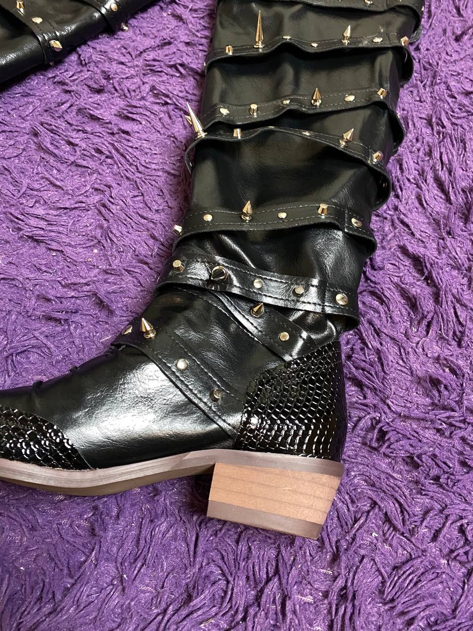 Vintage Vintage Distressed Leather Boots Size 36 Size US 5 / IT 35 - 11 Thumbnail