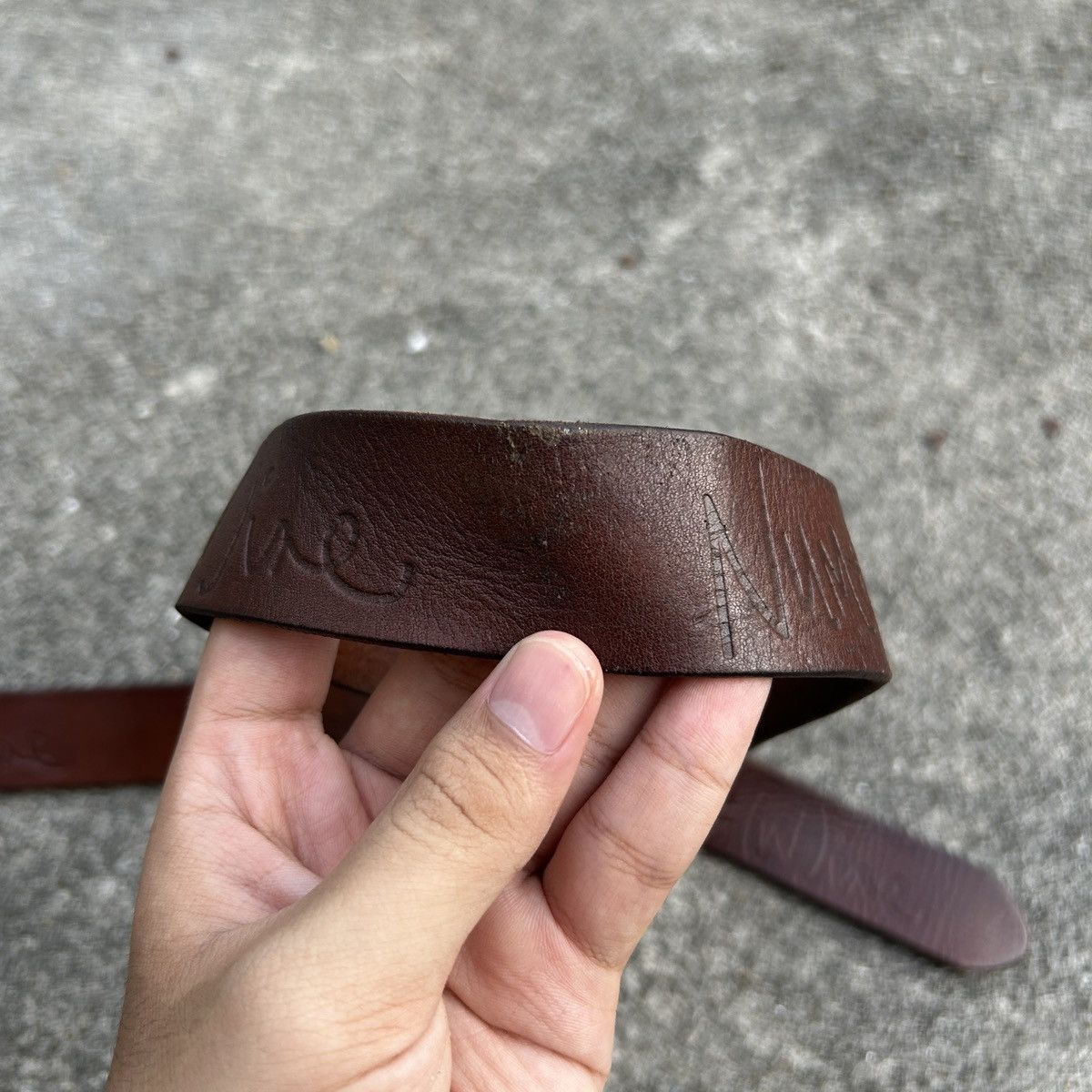 Kapital Vintage Number Nine leather belt Size ONE SIZE - 12 Thumbnail