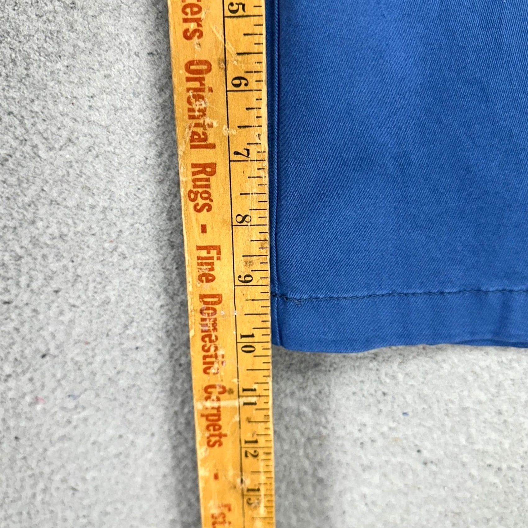 Izod VINTAGE? Izod Saltwater Mens Chino Golf Shorts 30 Blue Performance Stretch Flat Front NEW Size US 30 / EU 46 - 6 Thumbnail