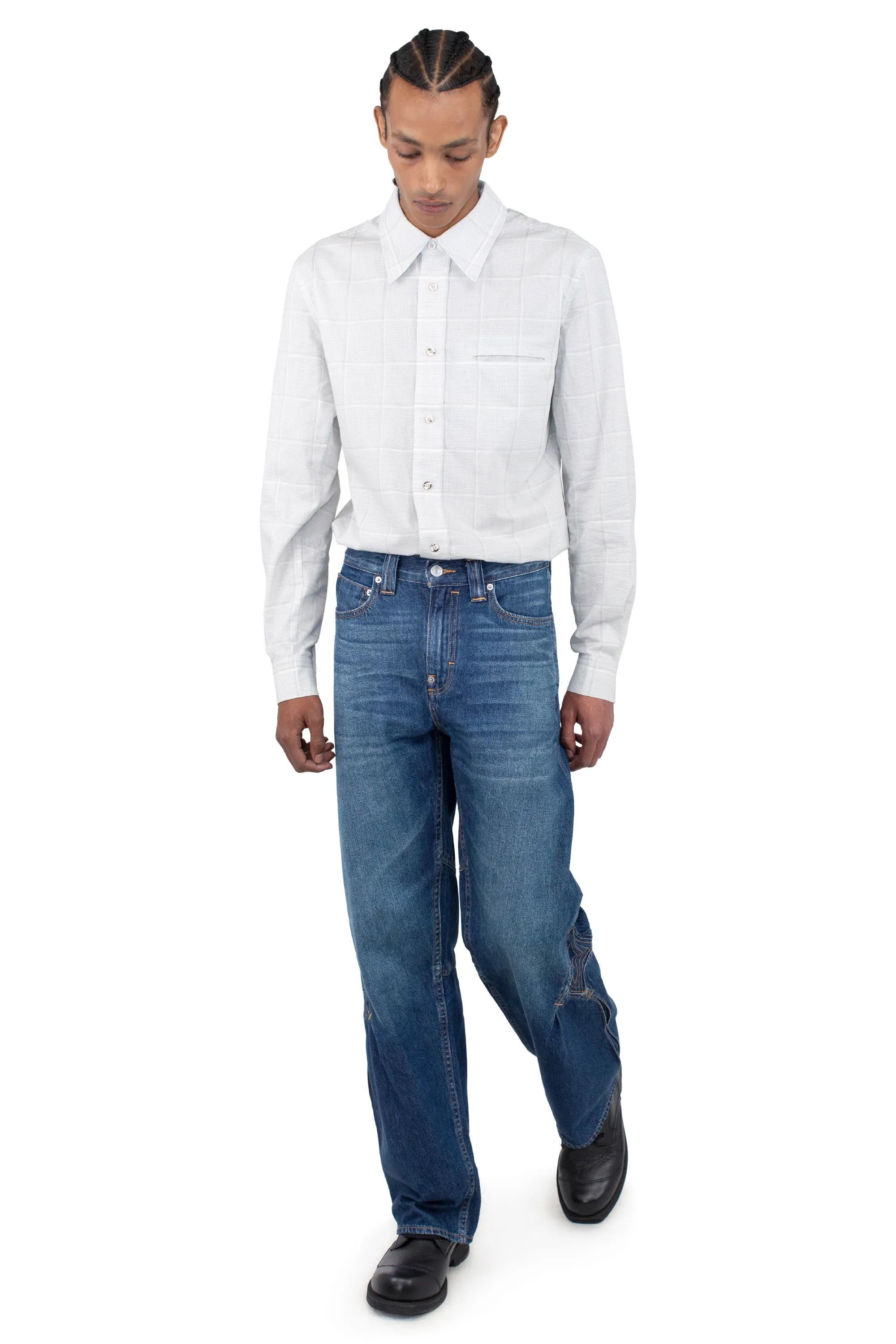 Kiko Kostadinov × Levi's LEVI'S ARTICULATE JEANS - BLUE Size US 30 / EU 46 - 13 Thumbnail