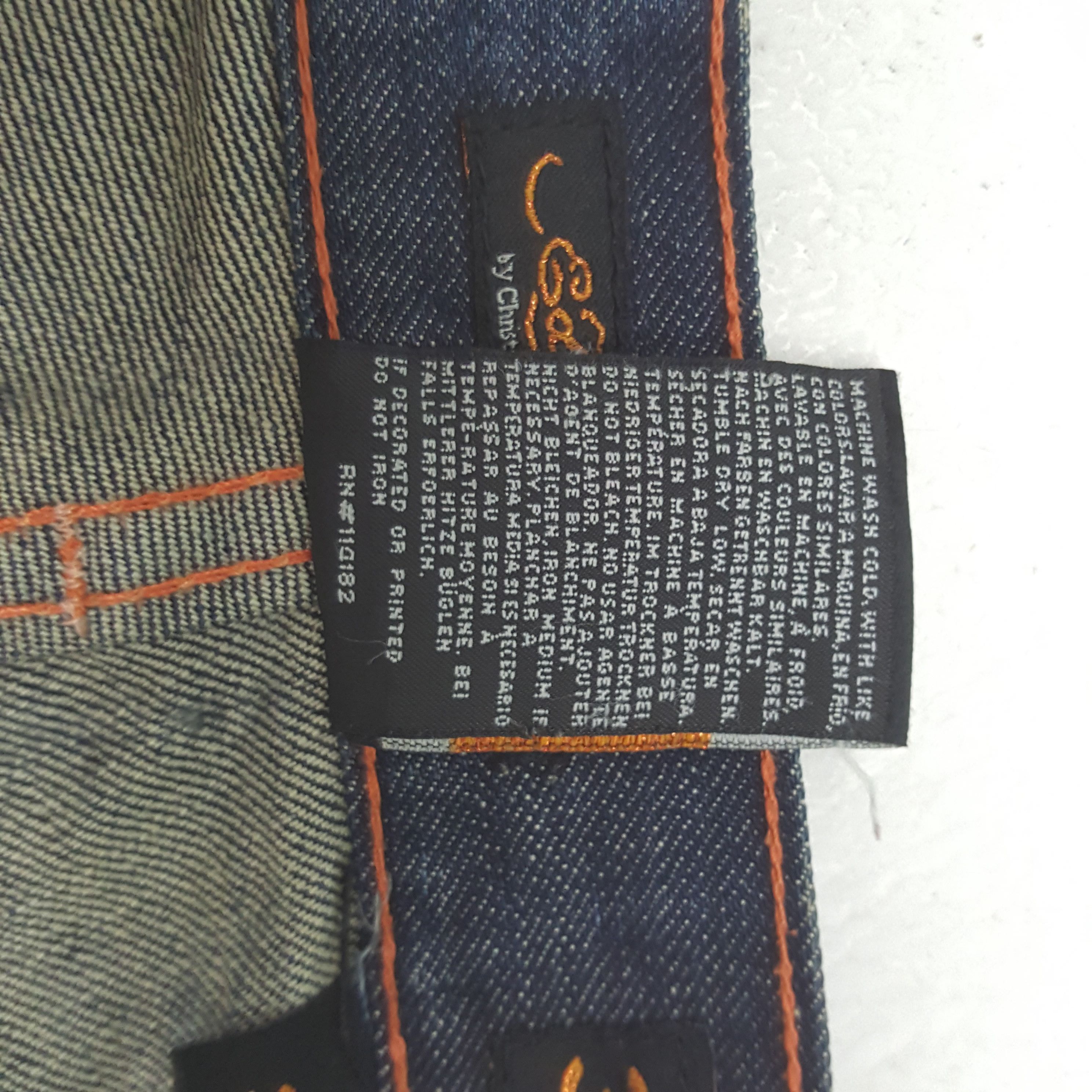 Christian Audigier × Ed Hardy × Vintage ED HARDEY Fashion Designer Brand Denim C280N23 Size US 30 / EU 46 - 15 Thumbnail