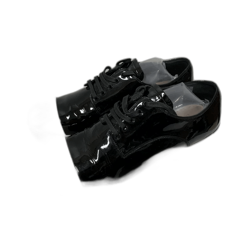 Prada Miu Miu Patent Leather Casual Shoes -2505 in Black, Women's (Size 6.5)