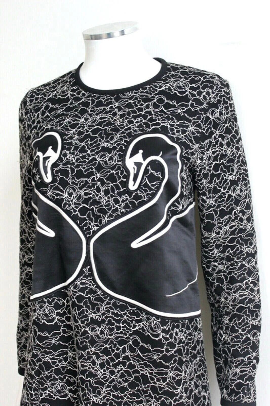 Other Victoria Beckham Black Lace Swan Shift Dress UK 8 Size S / US 4 / IT 40 - 2 Thumbnail