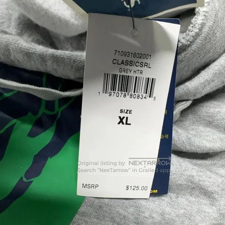 Polo Ralph Lauren Polo Ralph Lauren Gray Printed Hoodie. Size US XL / EU 56 / 4 - 5 Thumbnail