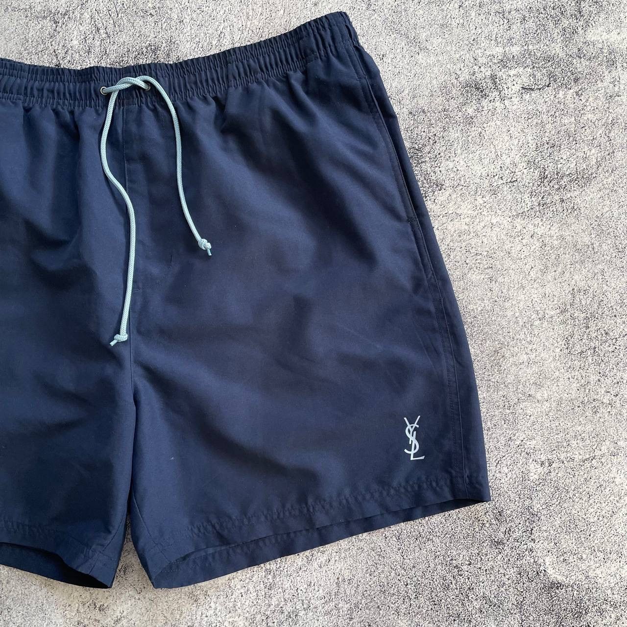 Yves Saint Laurent Vintage Yves Saint Laurent Shorts Dark Blue Size XL Size US 36 / EU 52 - 2 Thumbnail