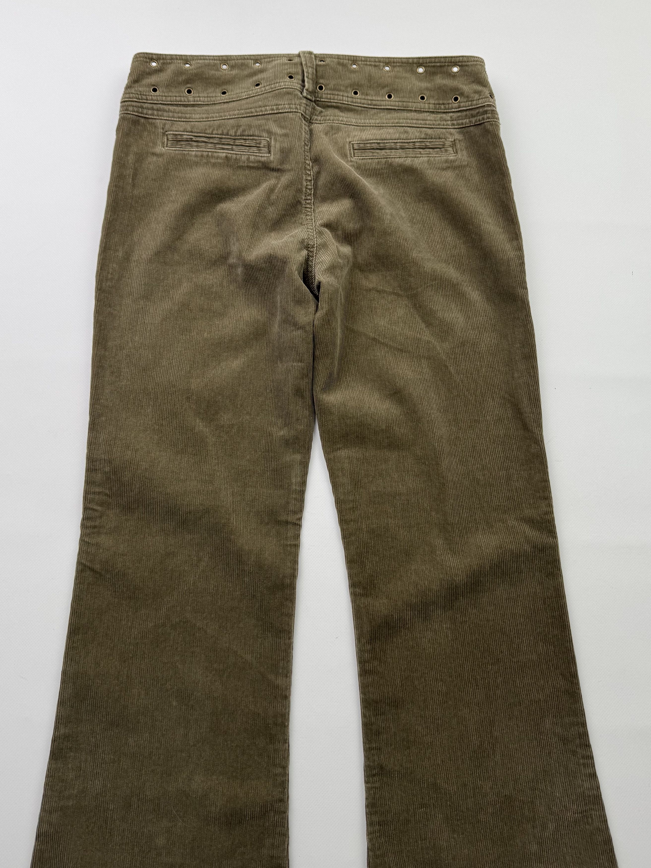 Hysteric Glamour Vintage Flare Corduroy Pants With Wide Belt B738(V276)E2 Size 30" / US 8 / IT 44 - 7 Thumbnail