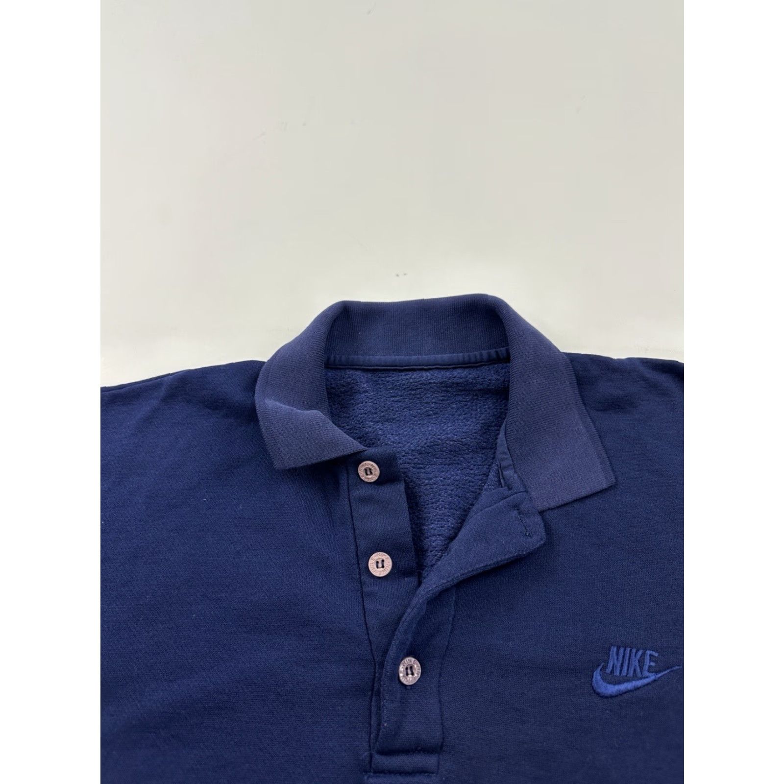 Nike VINTAGE Nike Shirt Mens Medium Blue 80s 90s Polo Short Sleeve Collared Polo Shirt Mens Blue 80s 90s Nike Size US M / EU 48-50 / 2 - 4 Thumbnail