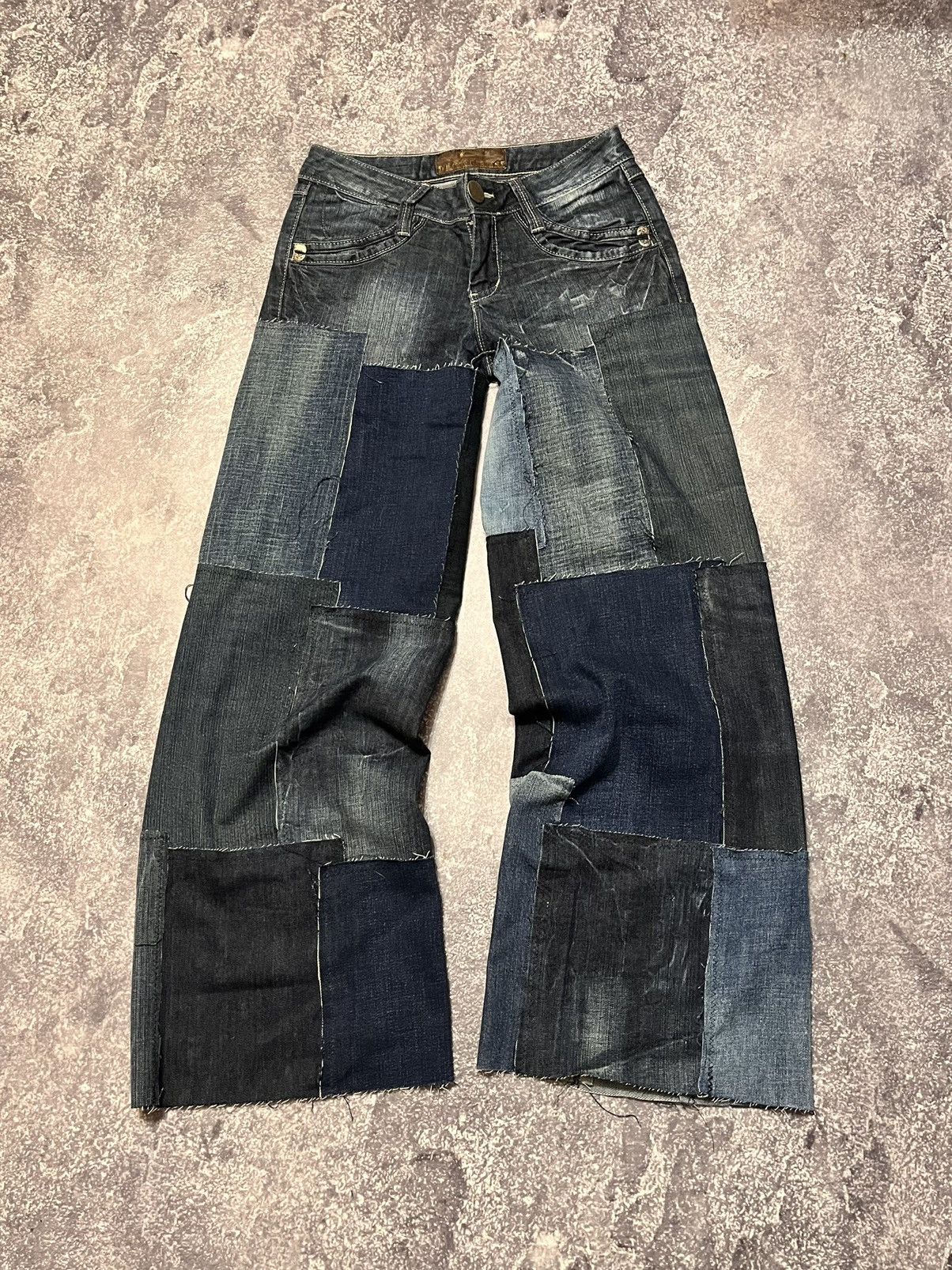 Dolce & Gabbana × If Six Was Nine × Vintage RARE rework vintage Dolce&Gabbana patchwork jeans Y2K Size US 30 / EU 46 - 5 Thumbnail