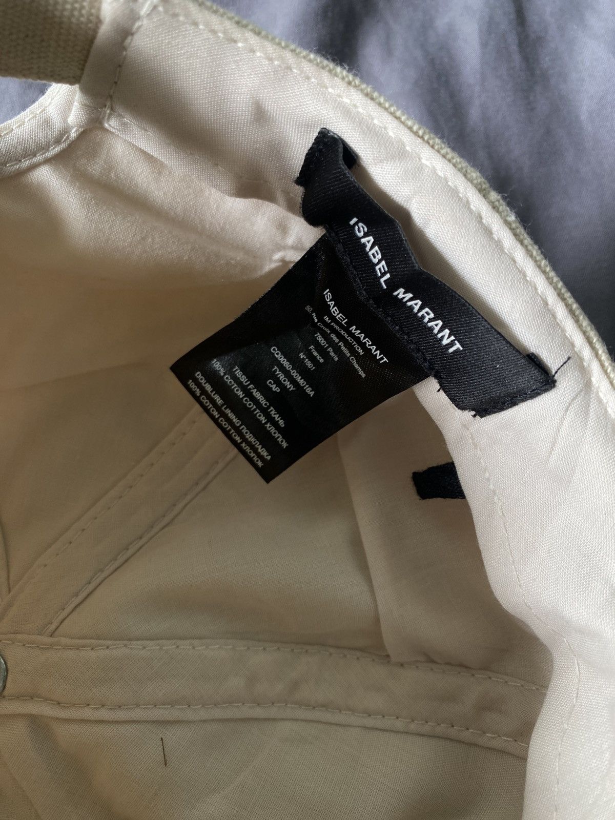 Isabel Marant Isabel Marant Tyrony Cap Size ONE SIZE - 4 Thumbnail