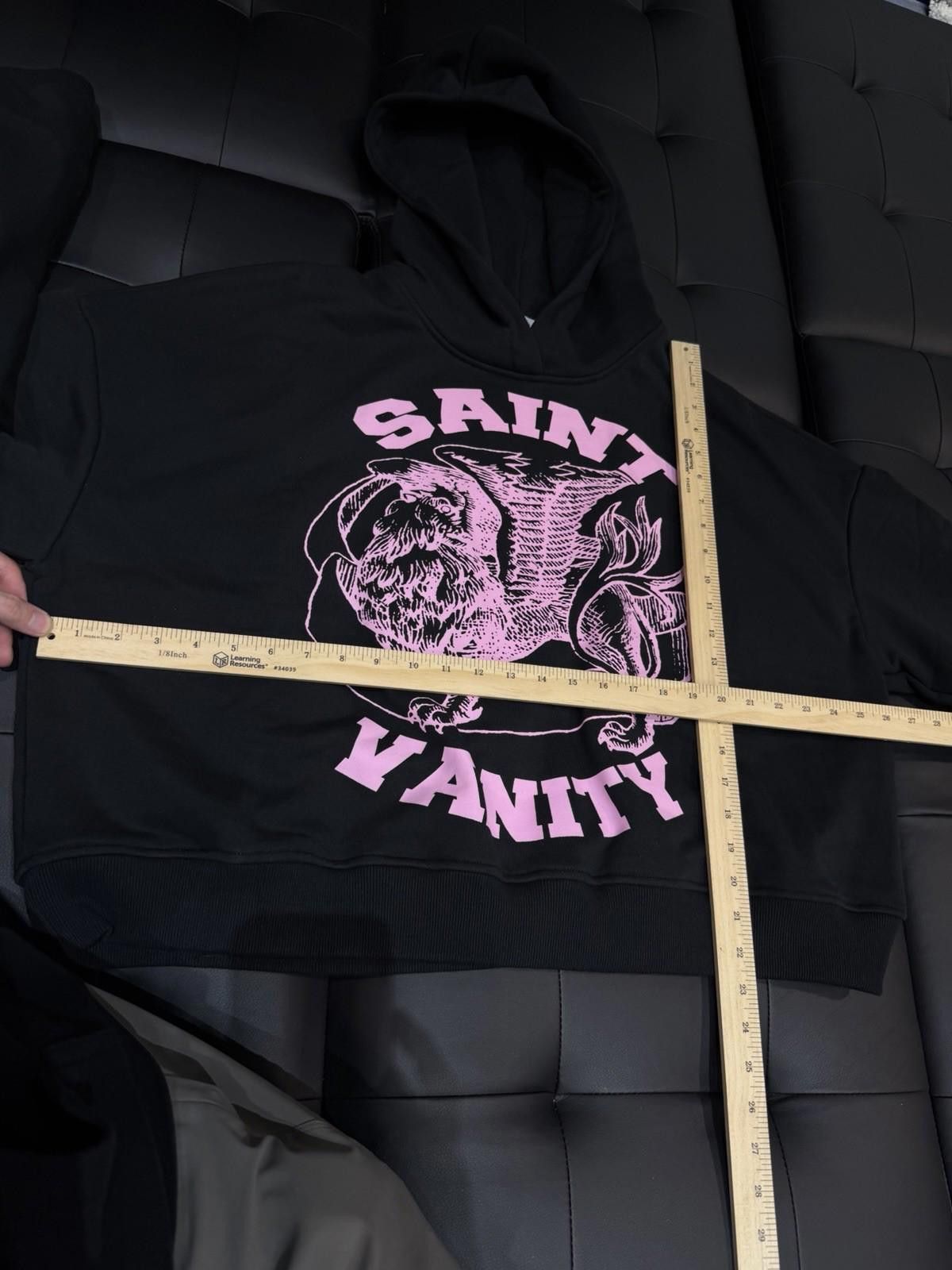 Saint Vanity Size M - Saint Vanity Pullover Hoodie Pink Black 2025 NEW Size US M / EU 48-50 / 2 - 9 Thumbnail