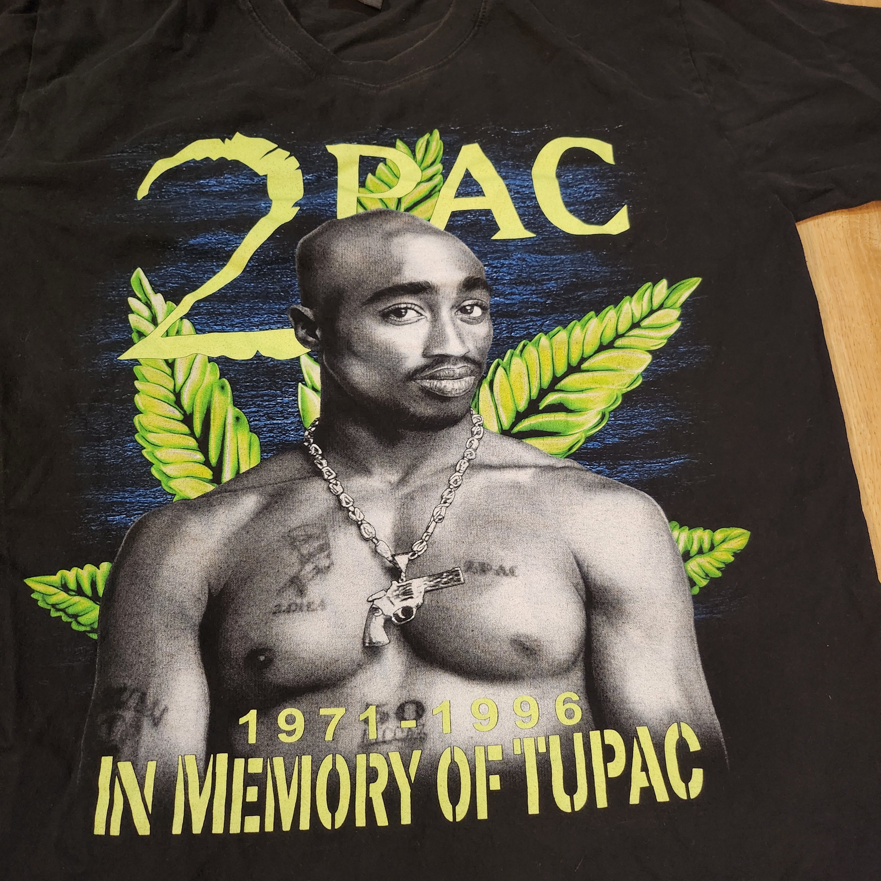 Band Tees × Vintage Tupac Weed Tshirt Size US L / EU 52-54 / 3 - 3 Thumbnail