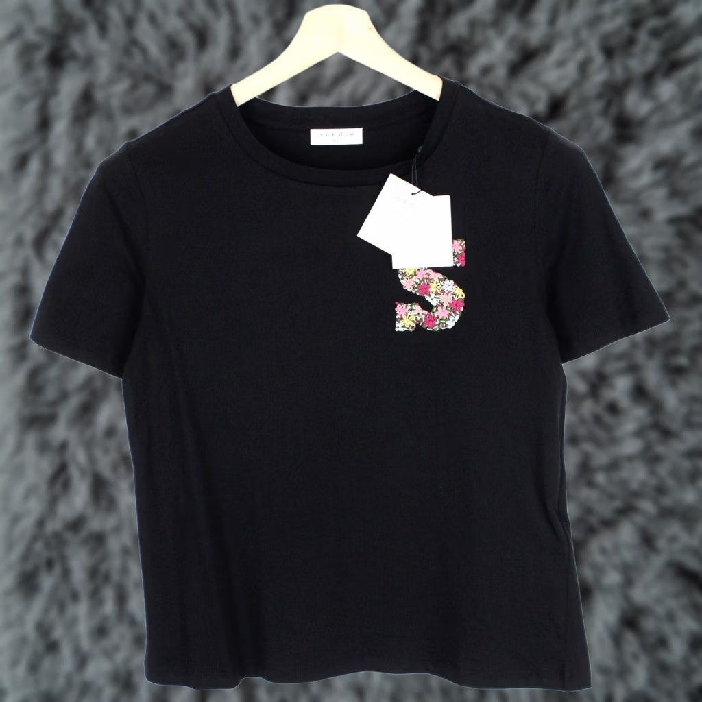 Sandro SANDRO Henria T-Shirt X Small For The Future Printed Women's Size XS / US 0-2 / IT 36-38 - 1 Thumbnail