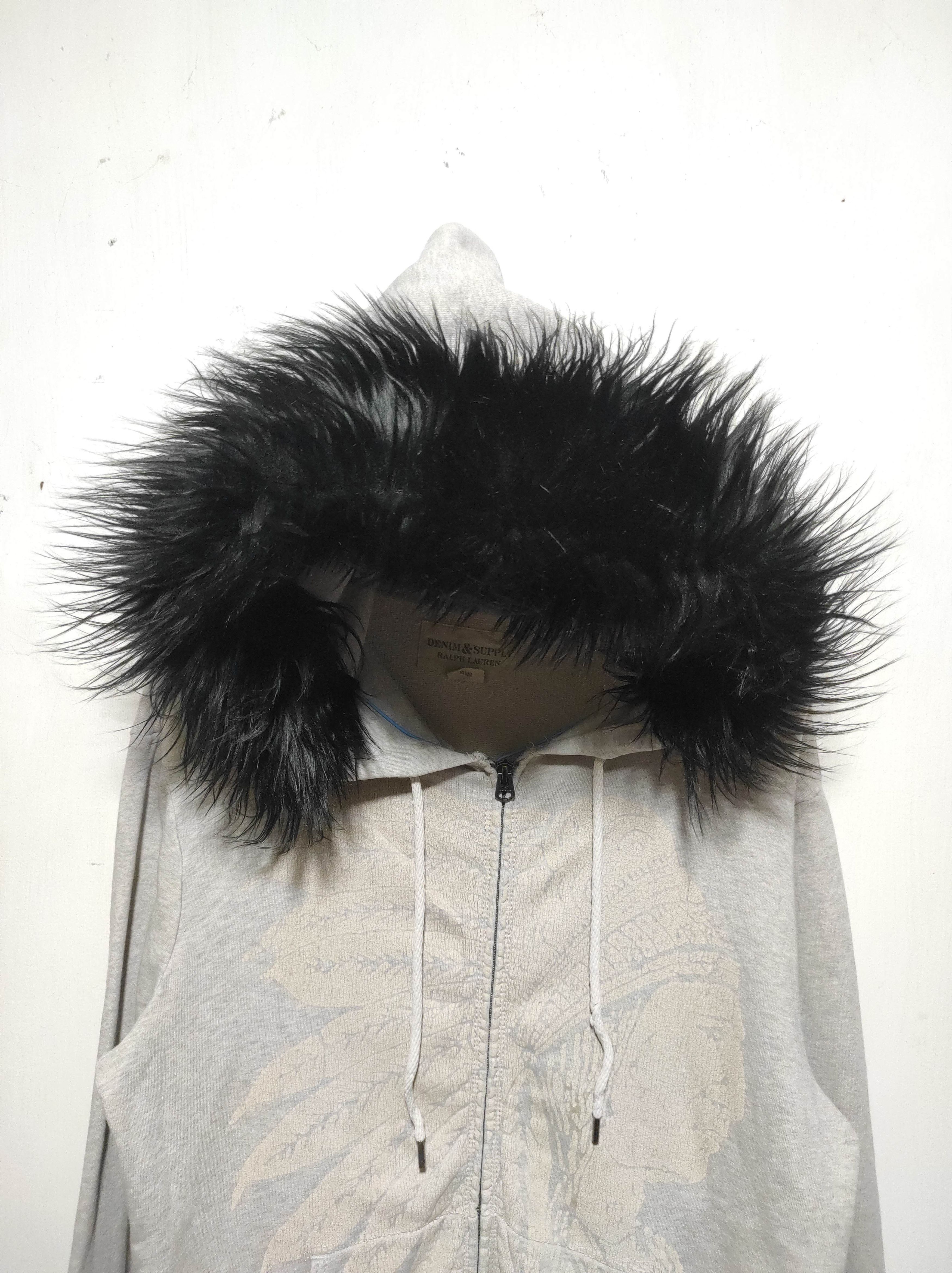 Denim & Supply Ralph Lauren Denim & Supply Ralph Lauren Zip Fur Hoodie LGB style Size US M / EU 48-50 / 2 - 3 Thumbnail