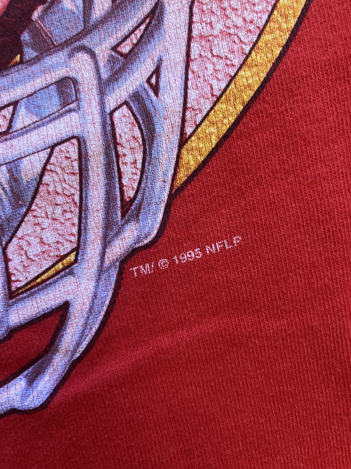 NFL × Vintage Vintage 90’s Kansas city chiefa tee tshirt L y2k blokecore Size US L / EU 52-54 / 3 - 7 Thumbnail